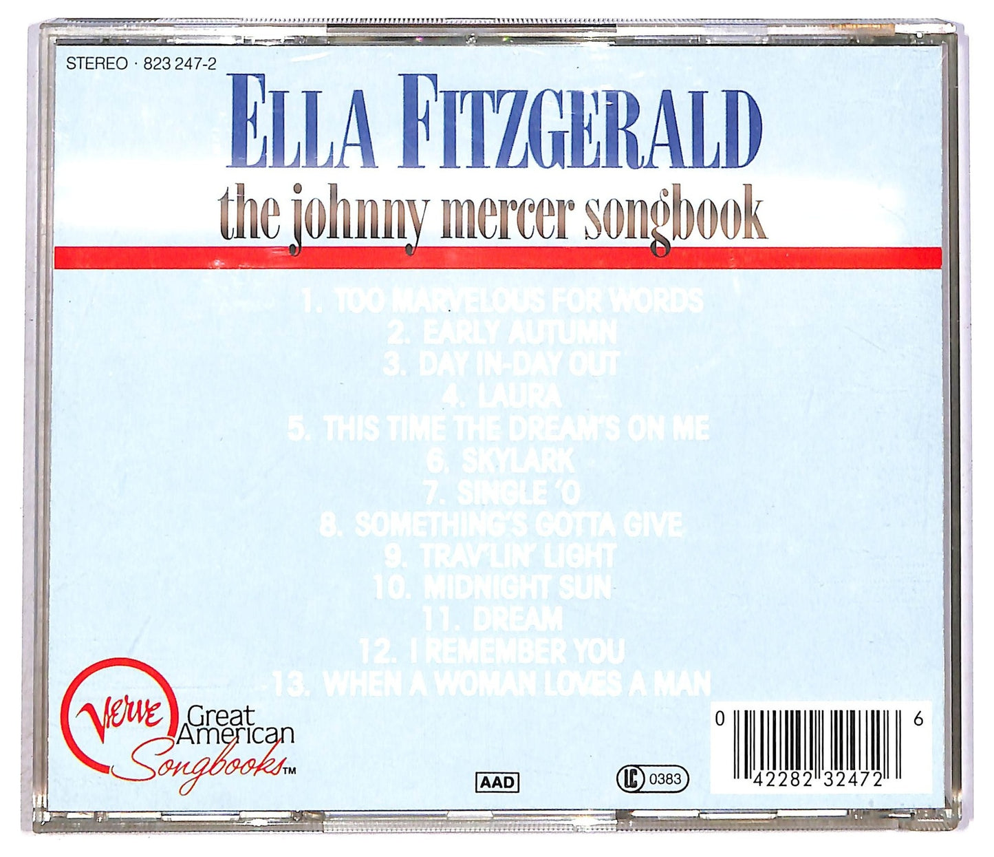EBOND Ella Fitzgerald - The Johnny Mercer Songbook CD CD089639