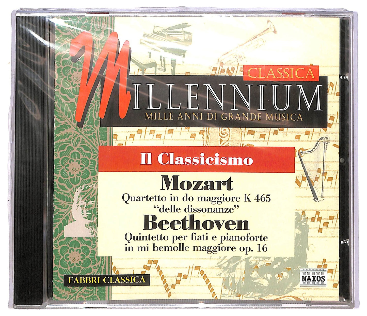 EBOND Mozart Beethoven - quartetto in do maggiore K 465 quintetto per fiati CD CD089856