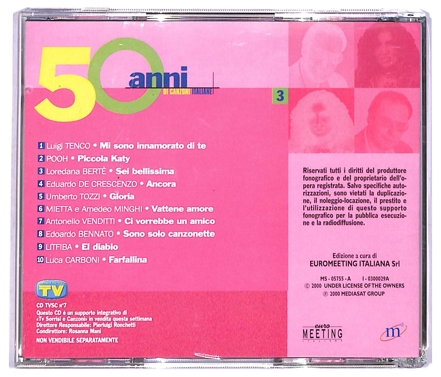 EBOND Various - 50 Anni Di Canzoni Italiane 3 CD CD089919
