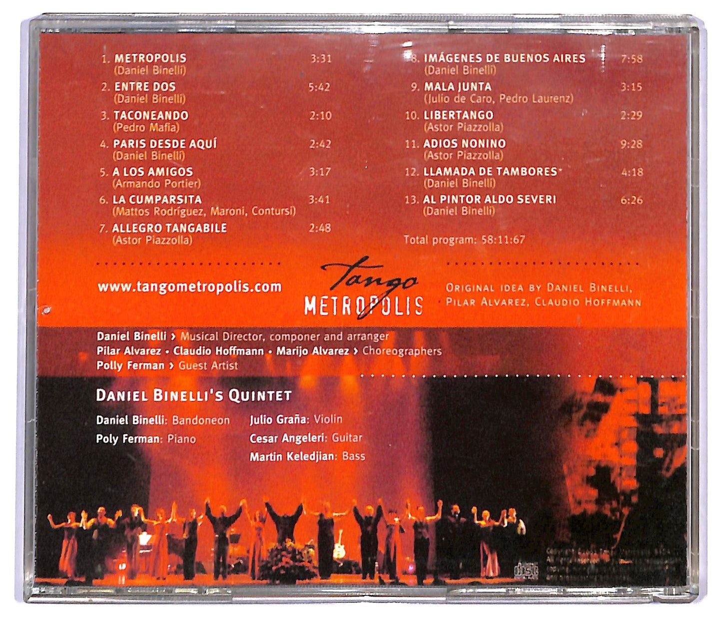 EBOND Daniel Binelli - Tango Metropolis CD CD090013