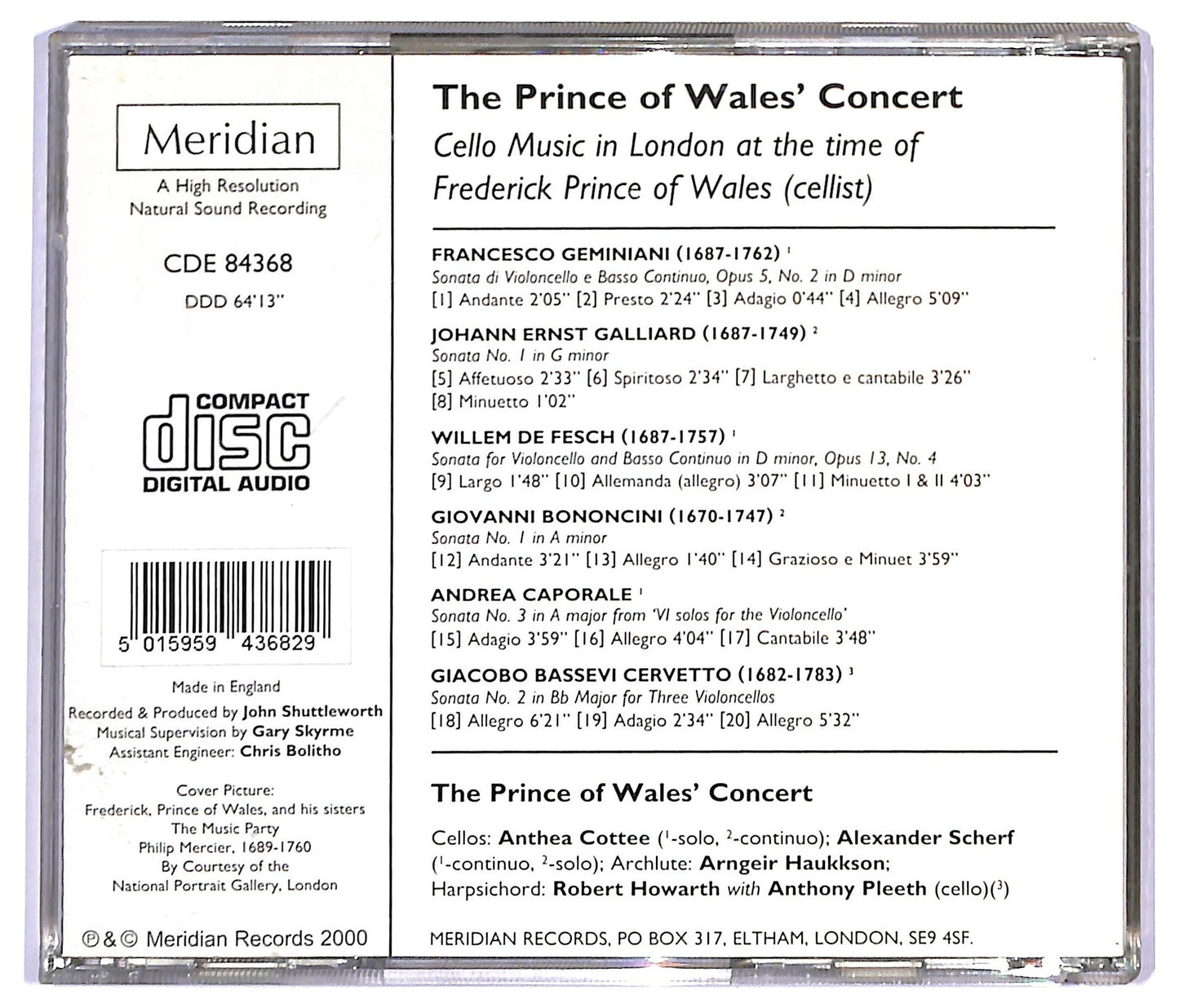 EBOND Various - the prince of wales' concert CD CD090022