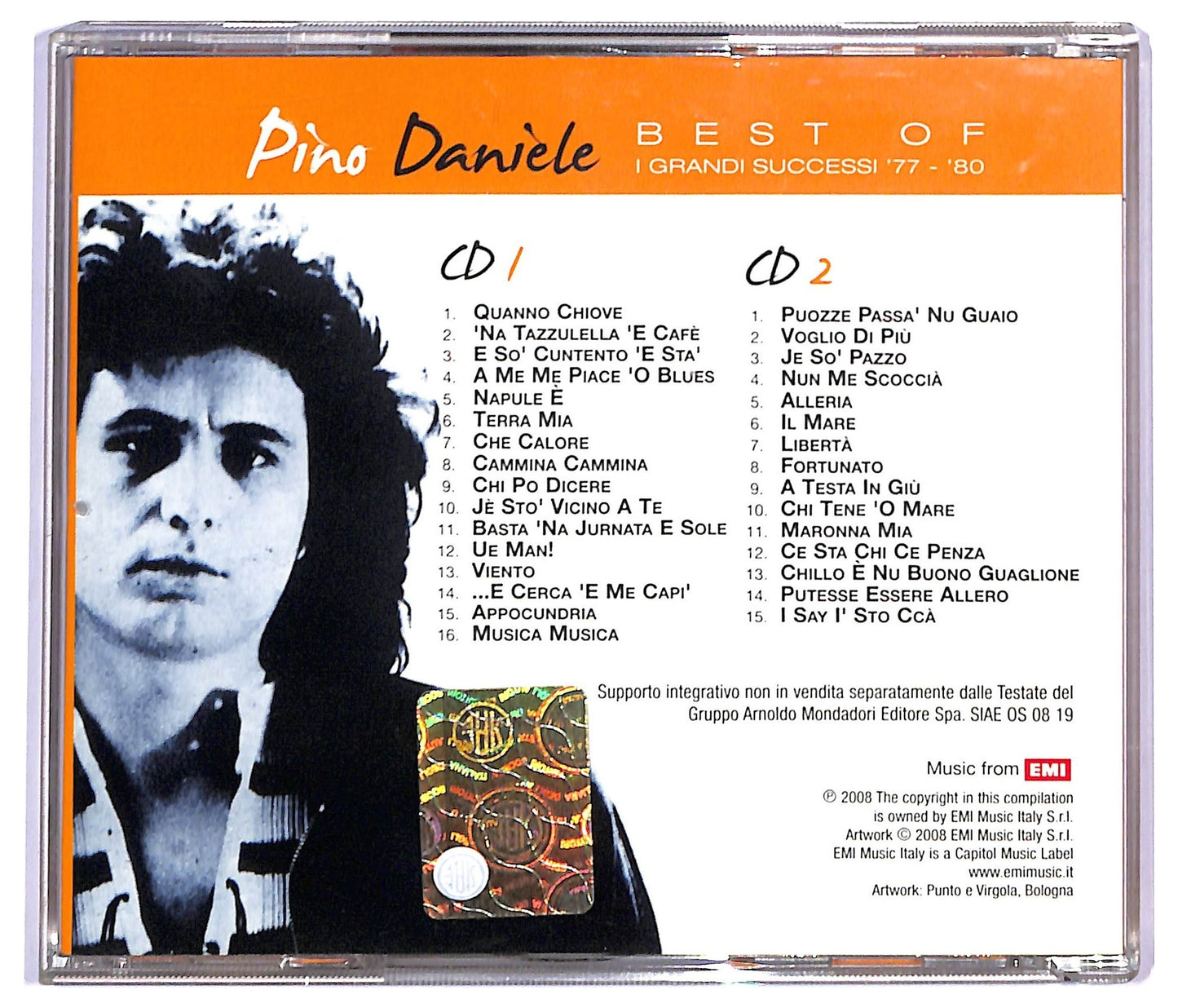 EBOND Pino Daniele - Best Of - I Grandi Successi '77 - '80 CD CD090047