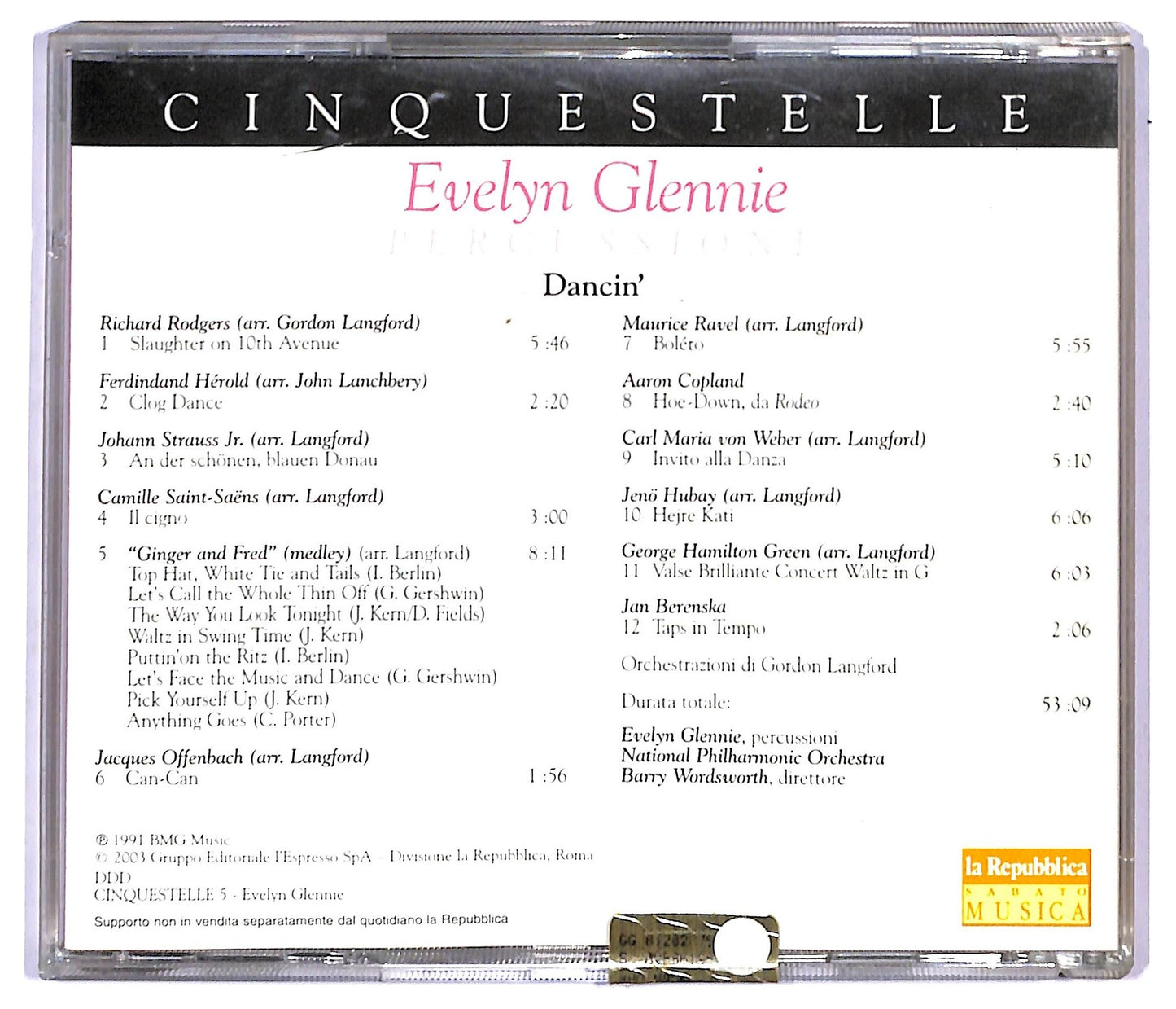 EBOND Evelyn Glennie - Dancin' CD CD090058