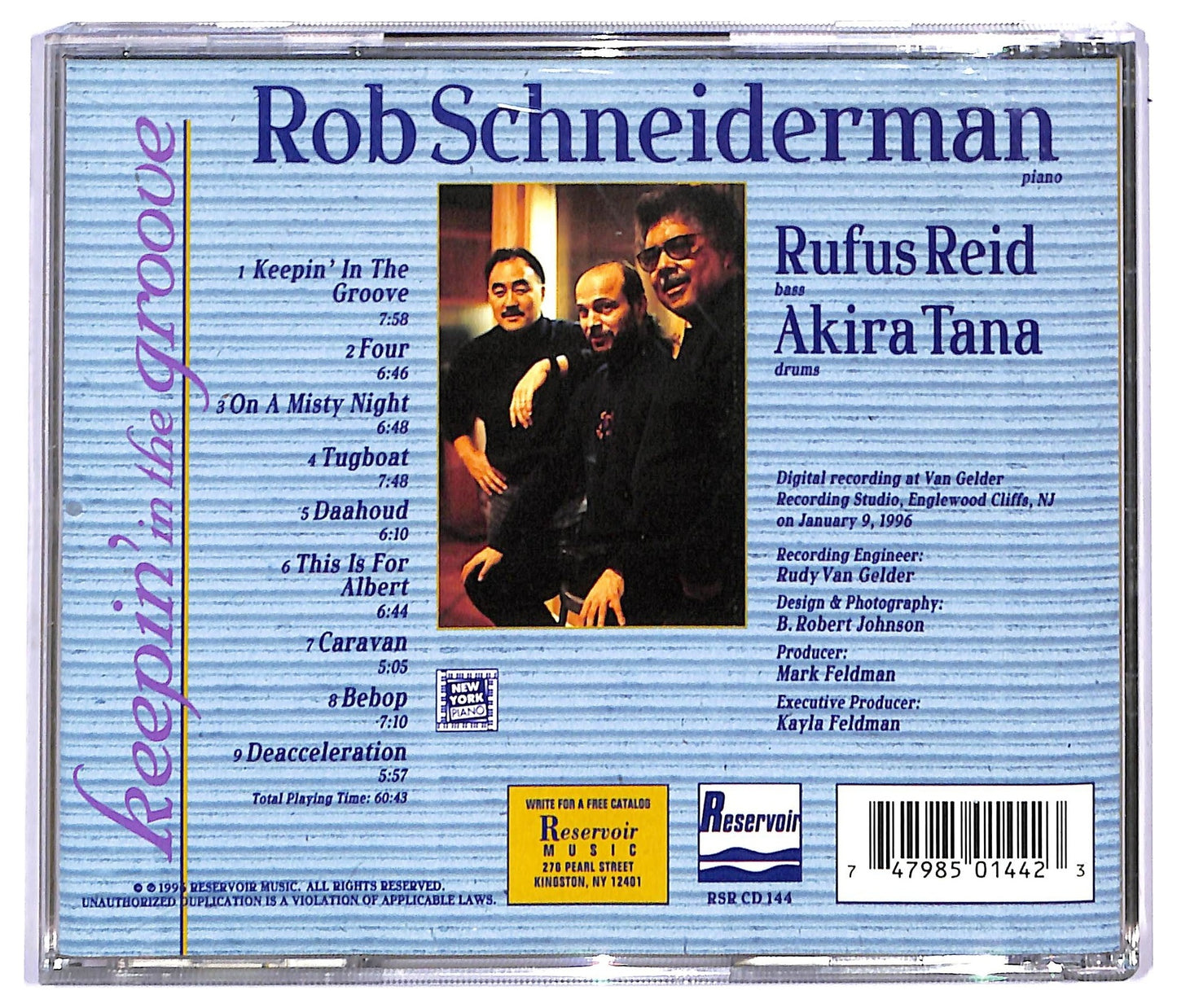 EBOND Rob Schneiderman - Keepin' In The Groove CD CD090212