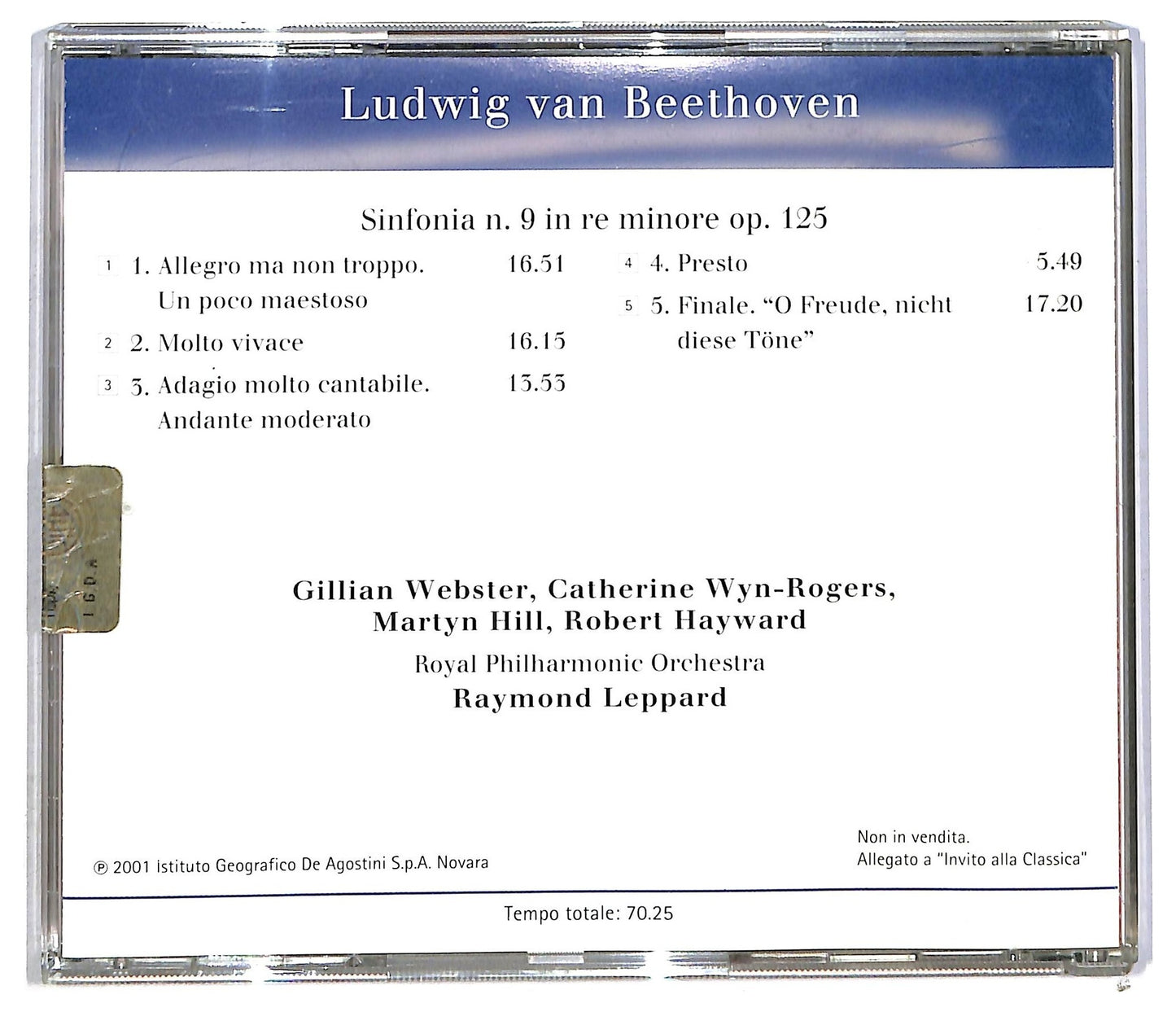 EBOND Beethoven - Sinfonia N. 9 Op. 125 CD CD090543