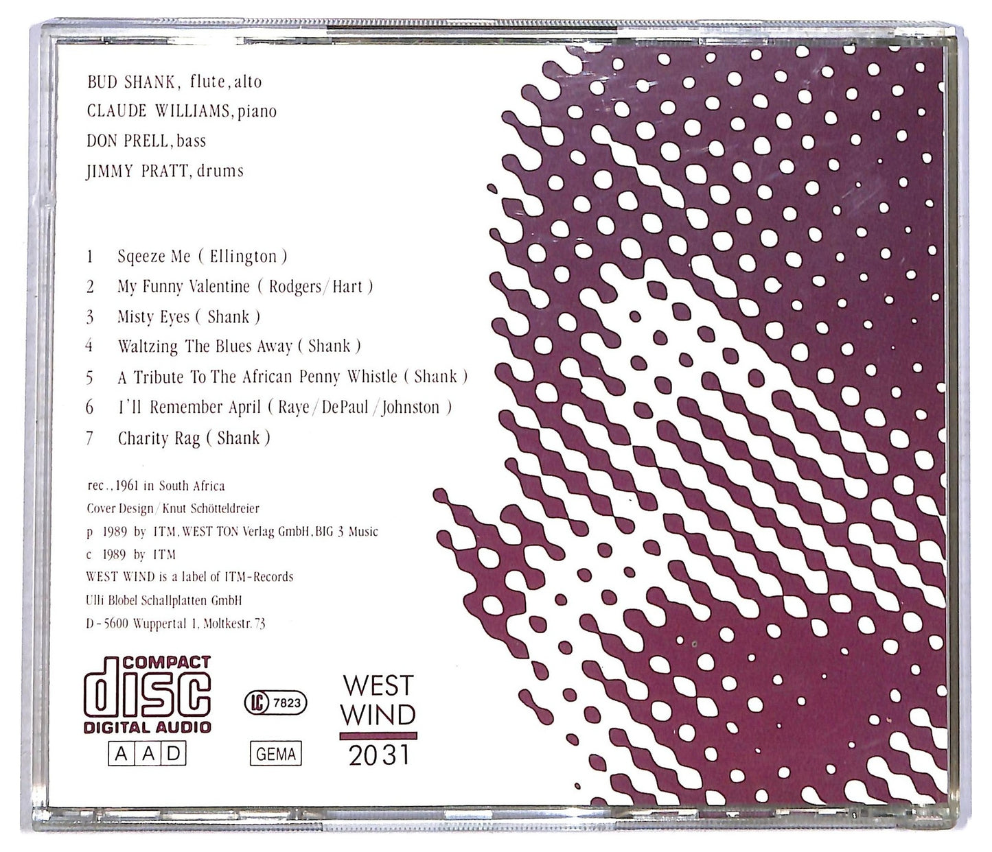 EBOND Bud Shank - Misty Eyes CD CD090721