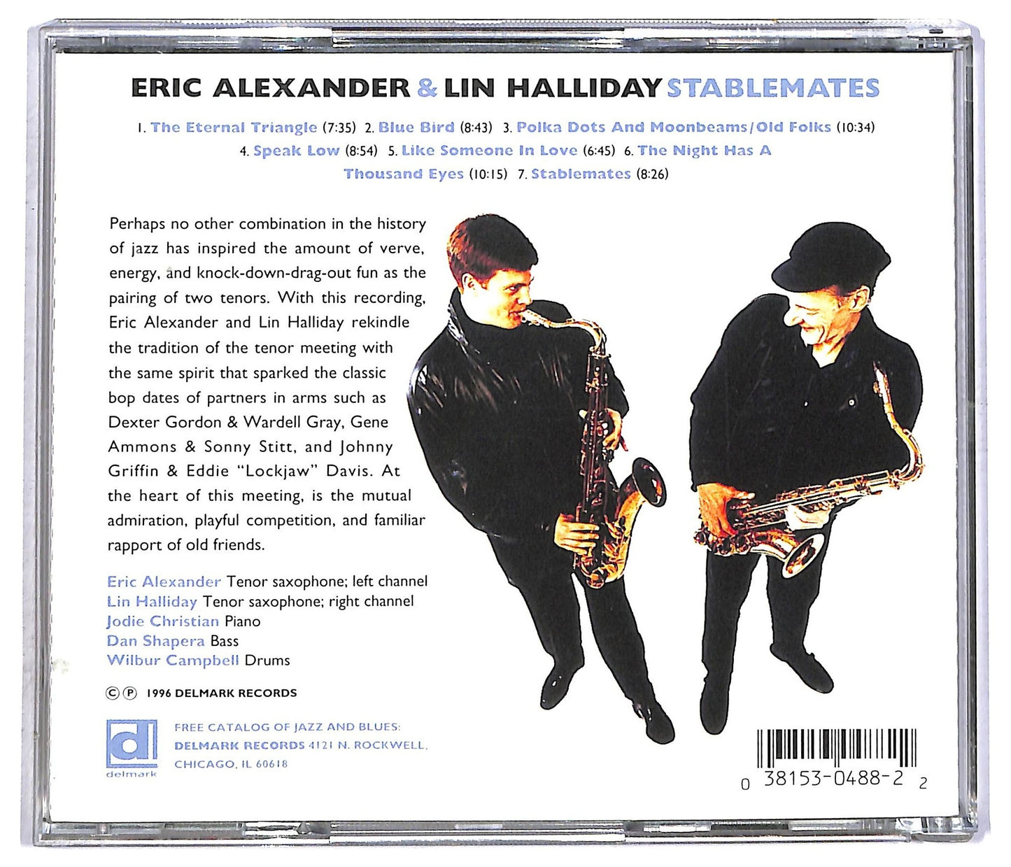 EBOND Eric Alexander & Lin Halliday - Stablemates CD CD090732