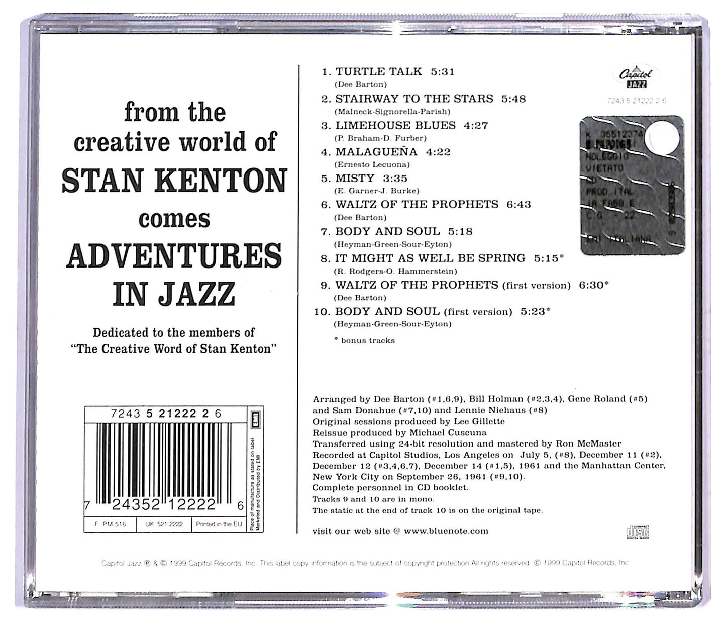 EBOND Stan Kenton - Adventures In Jazz CD CD090811