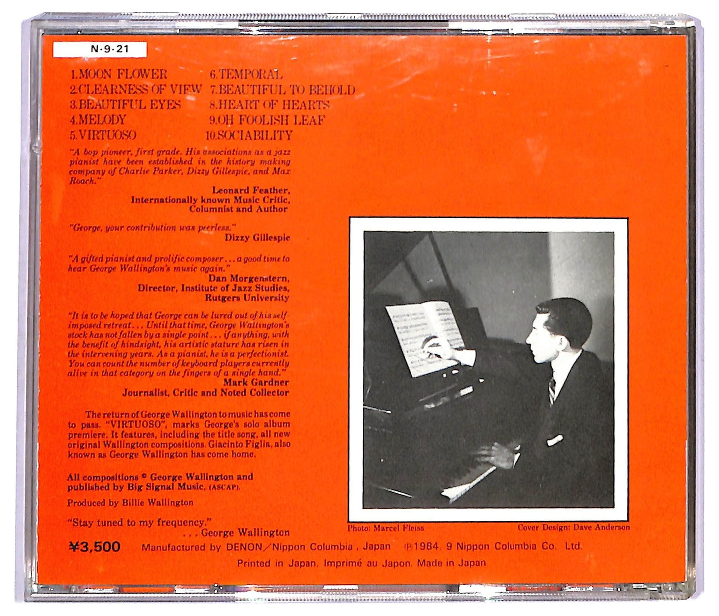 EBOND George Wallington - Virtuoso CD CD090858