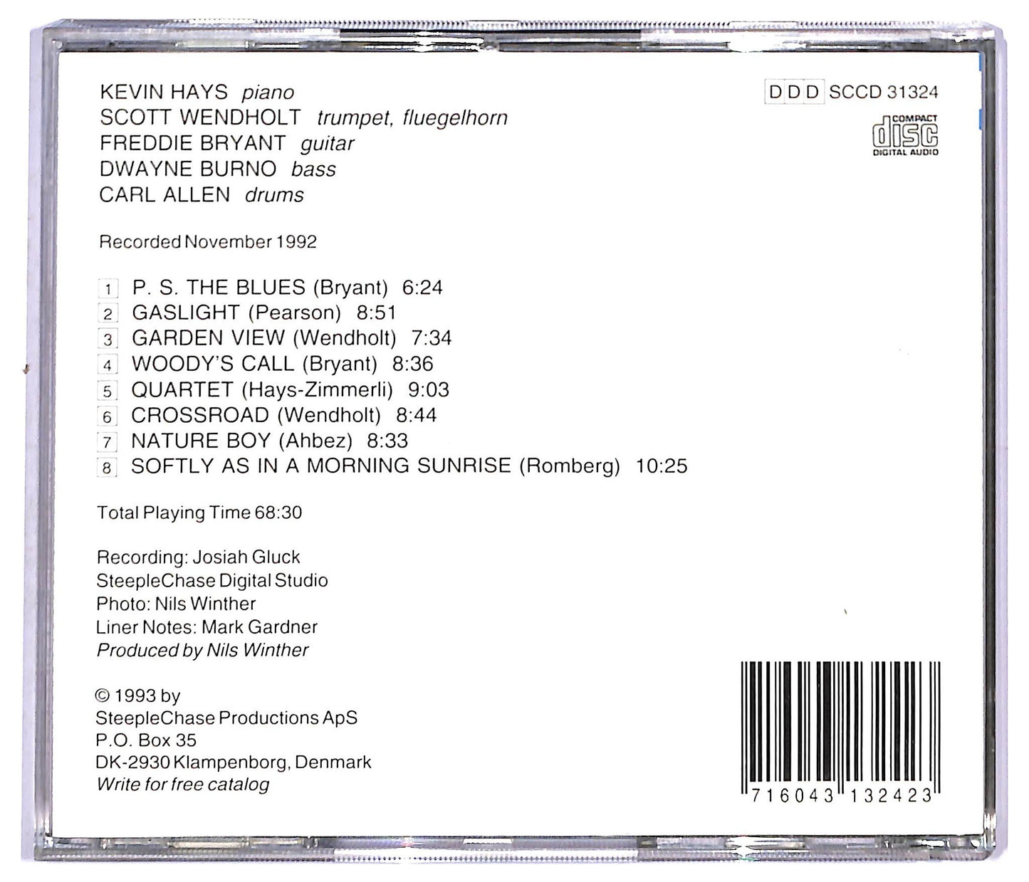 EBOND Kevin Hays Quintet - Crossroad CD CD090933