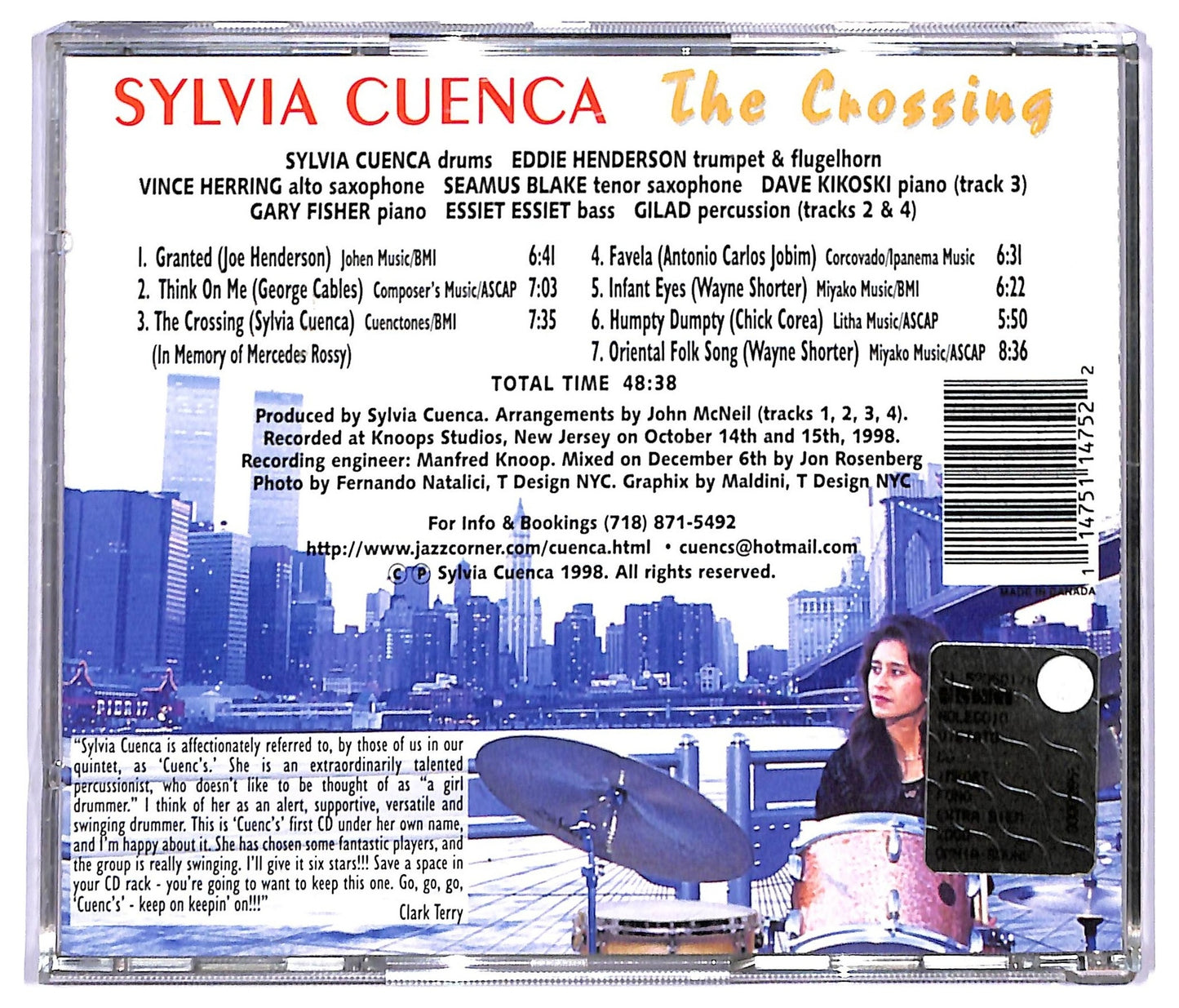 EBOND Sylvia Cuenca - The Crossing CD CD090935