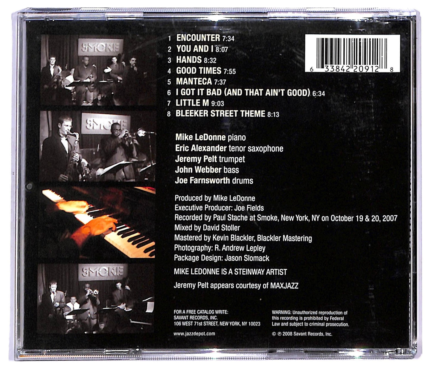 EBOND Mike LeDonne - FiveLive CD CD090948