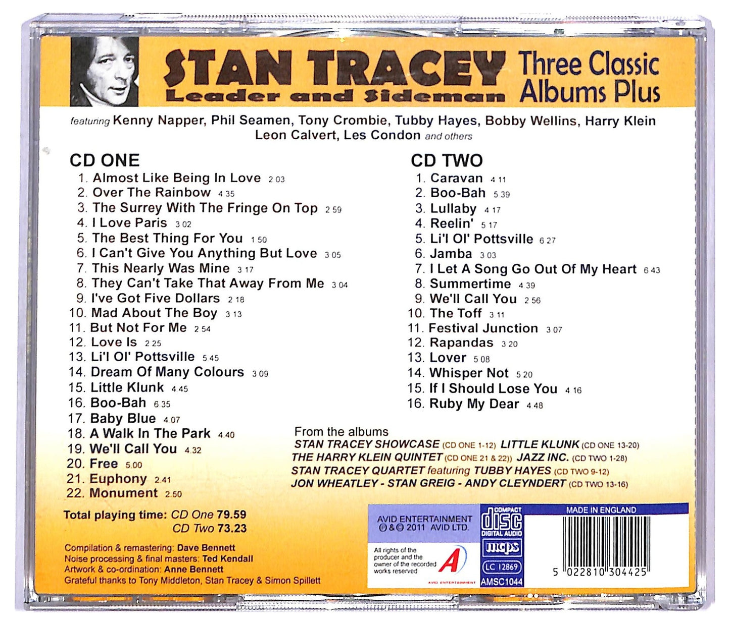 EBOND Stan Tracey - Three Classic Albums Plus CD CD090964