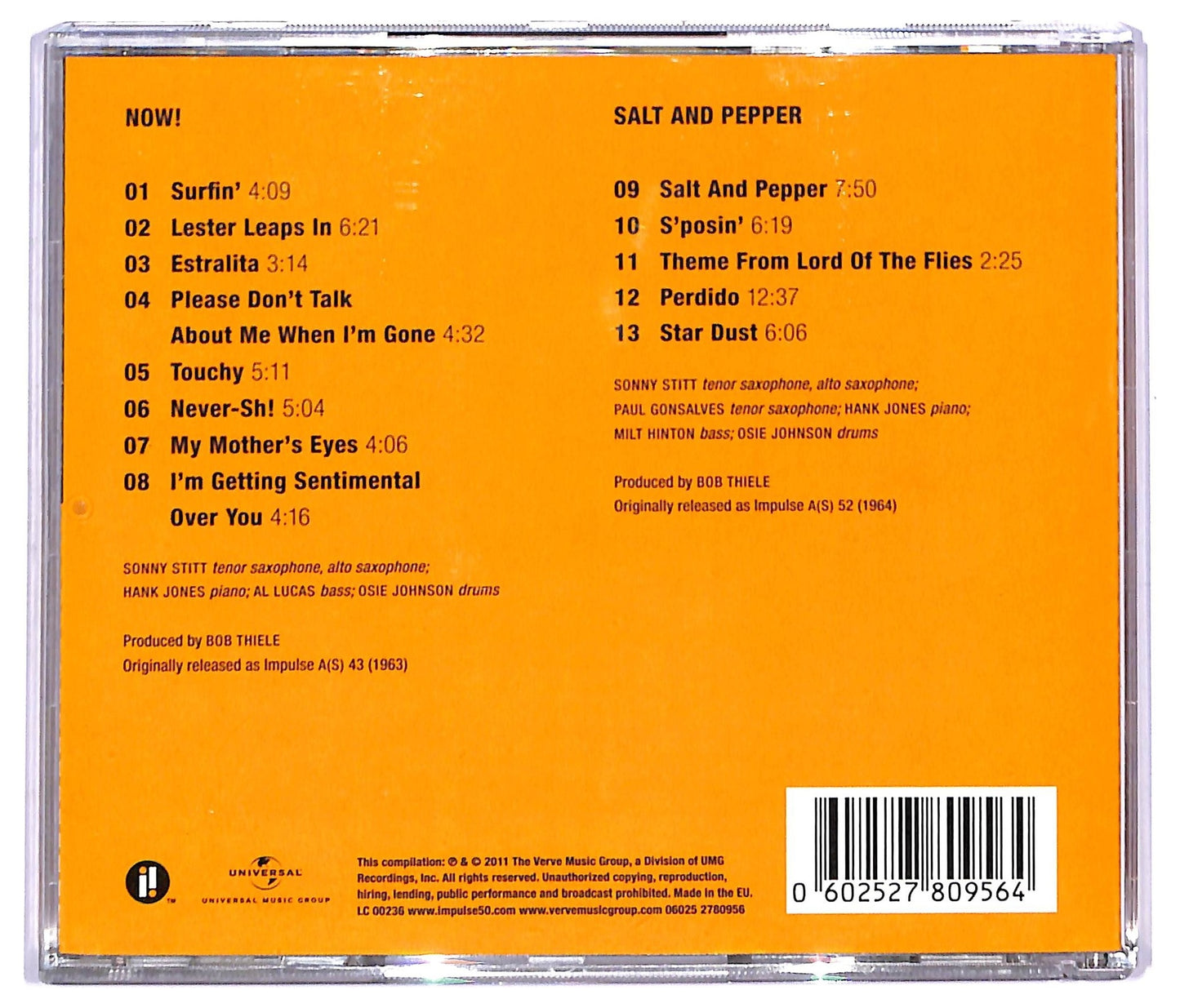 EBOND Sonny Stitt - Now! Salt And Pepper CD CD090966