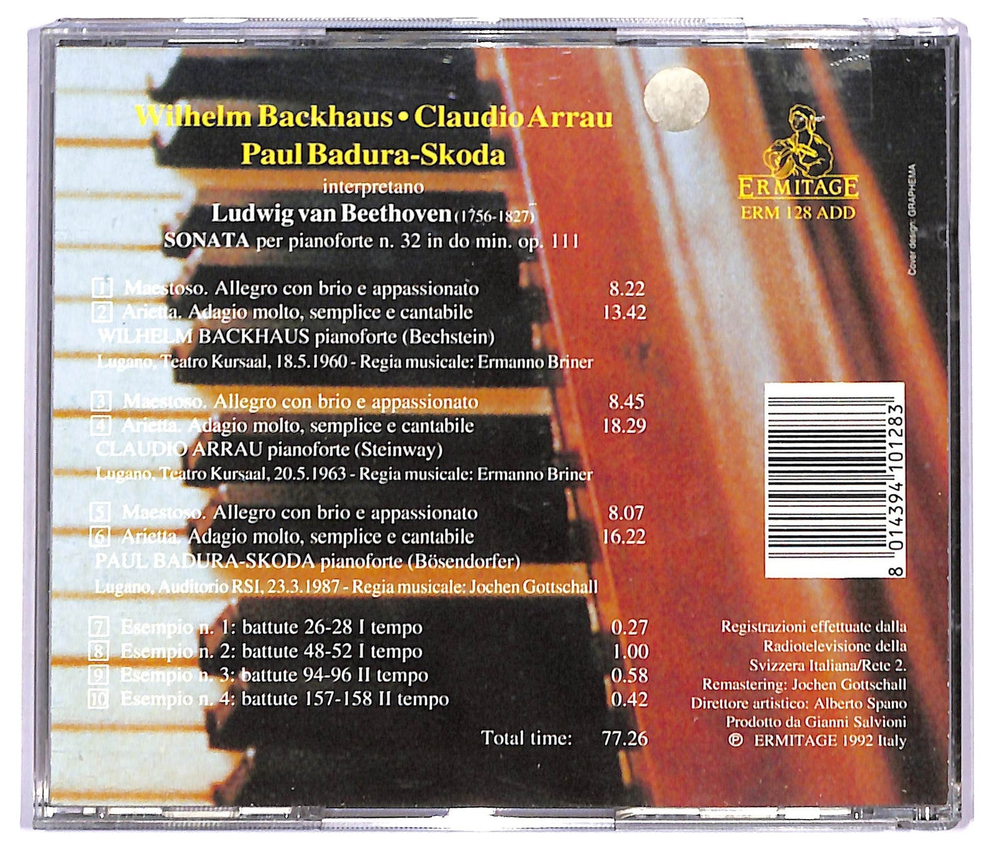 EBOND Ludwig van Beethoven - Sonata In Do Minore N. 32 Opus 111 CD CD091029