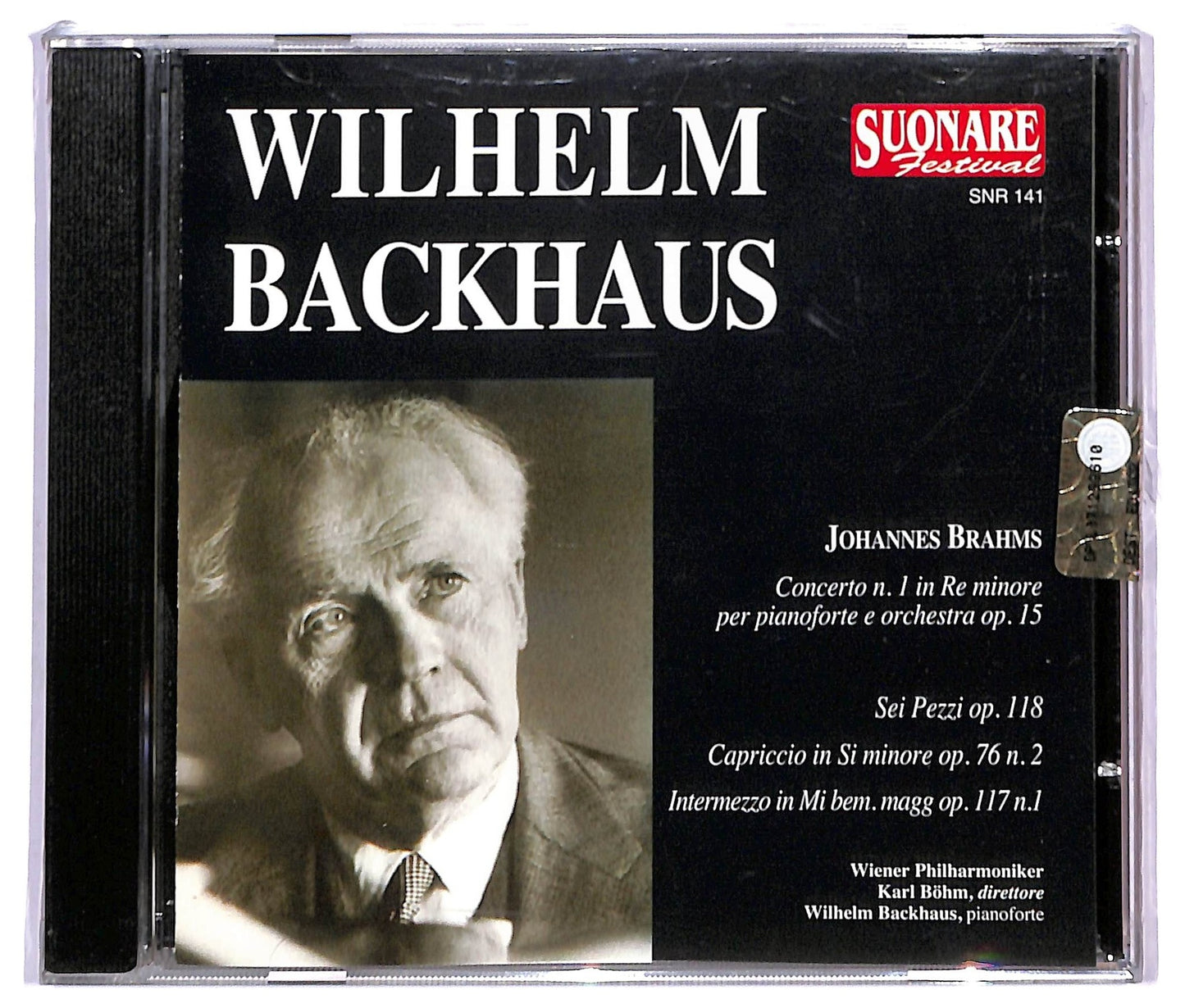 EBOND Wilhelm Backhaus - Brahms concerto n.1 in re minore CD CD091046