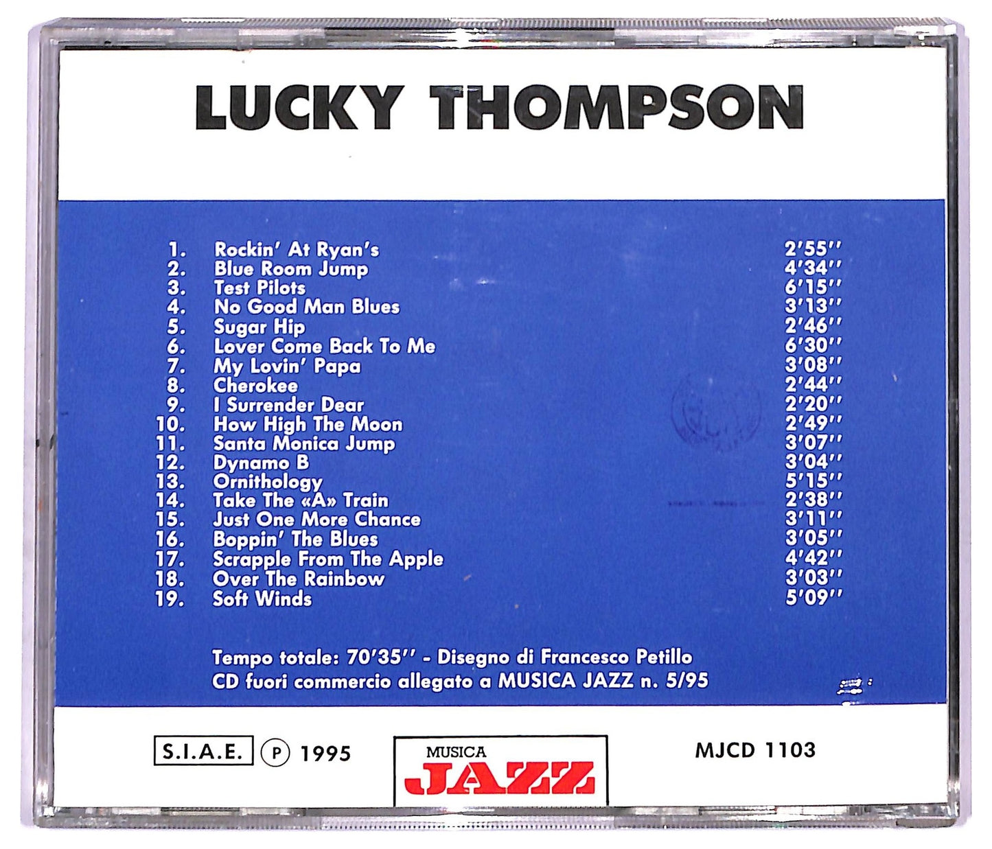 EBOND Lucky Thompson - Lucky Thompson CD CD091152