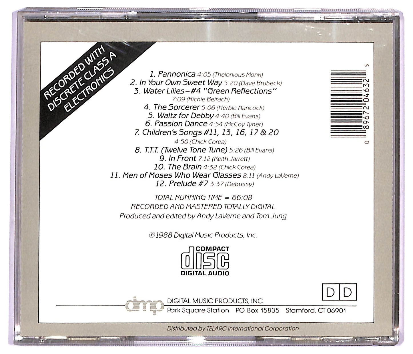 EBOND Andy LaVerne - Jazz Piano Lineage CD CD091203