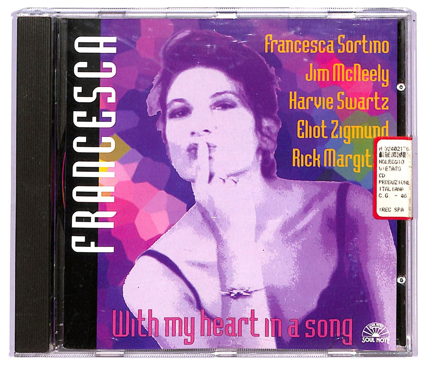 EBOND Francesca Sortino - With My Heart In A Song CD CD091237