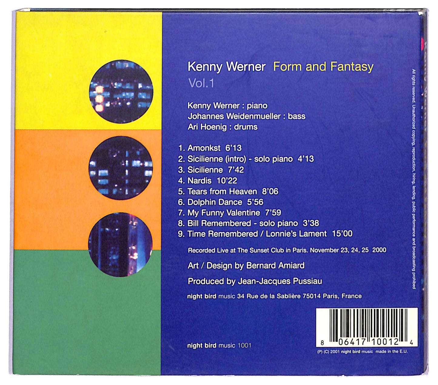 EBOND Kenny Werner Kenny Werner Trio - Form and Fantasy CD CD091243