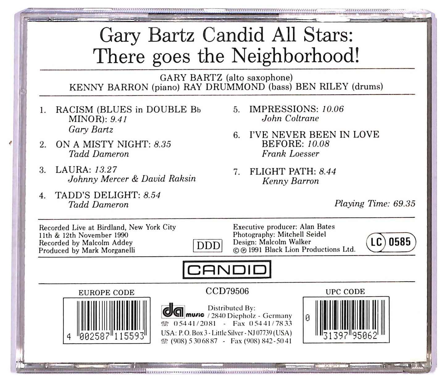 EBOND Gary Bartz - There Goes The Neighborhood! CD CD091311