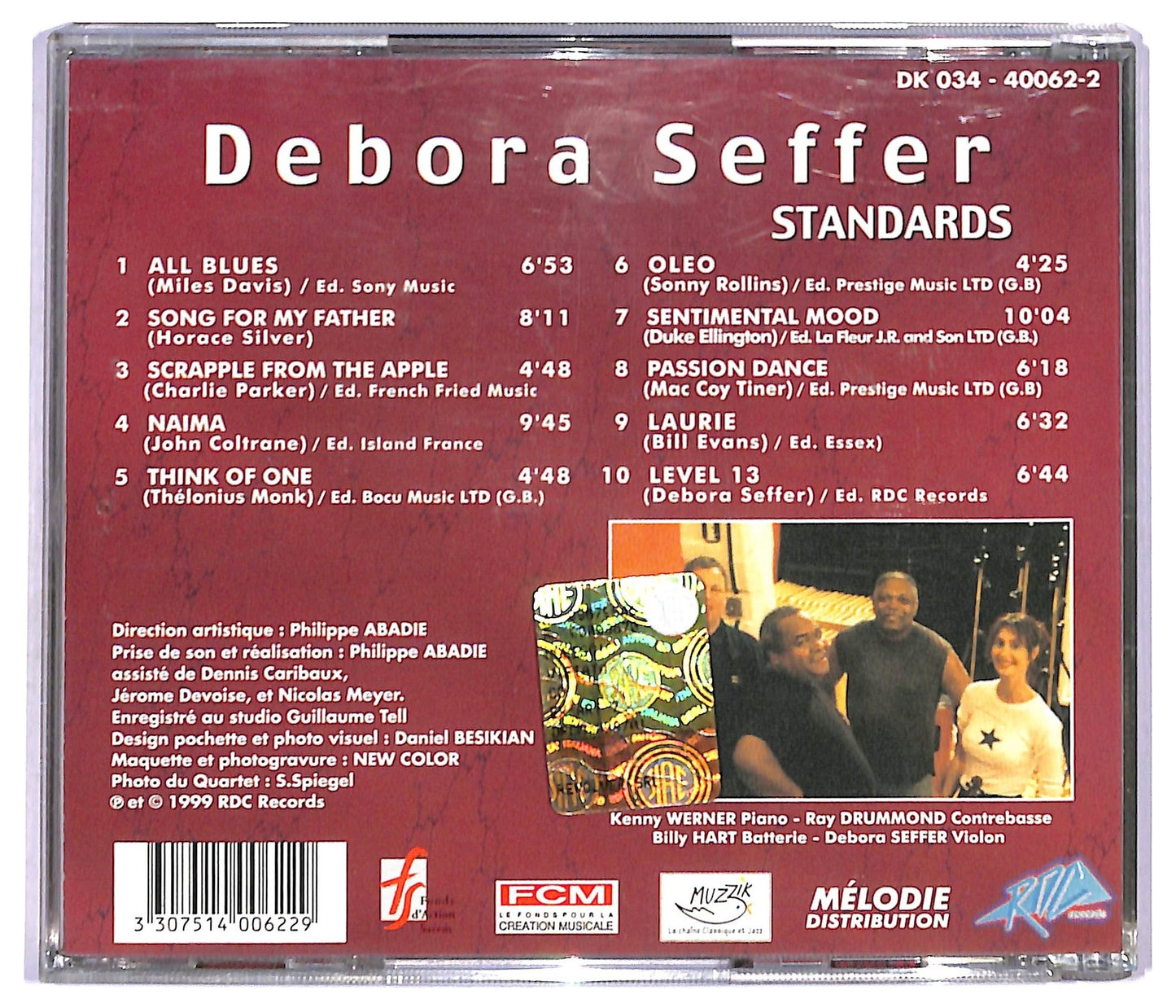 EBOND Debora Seffer - Standards CD CD091335