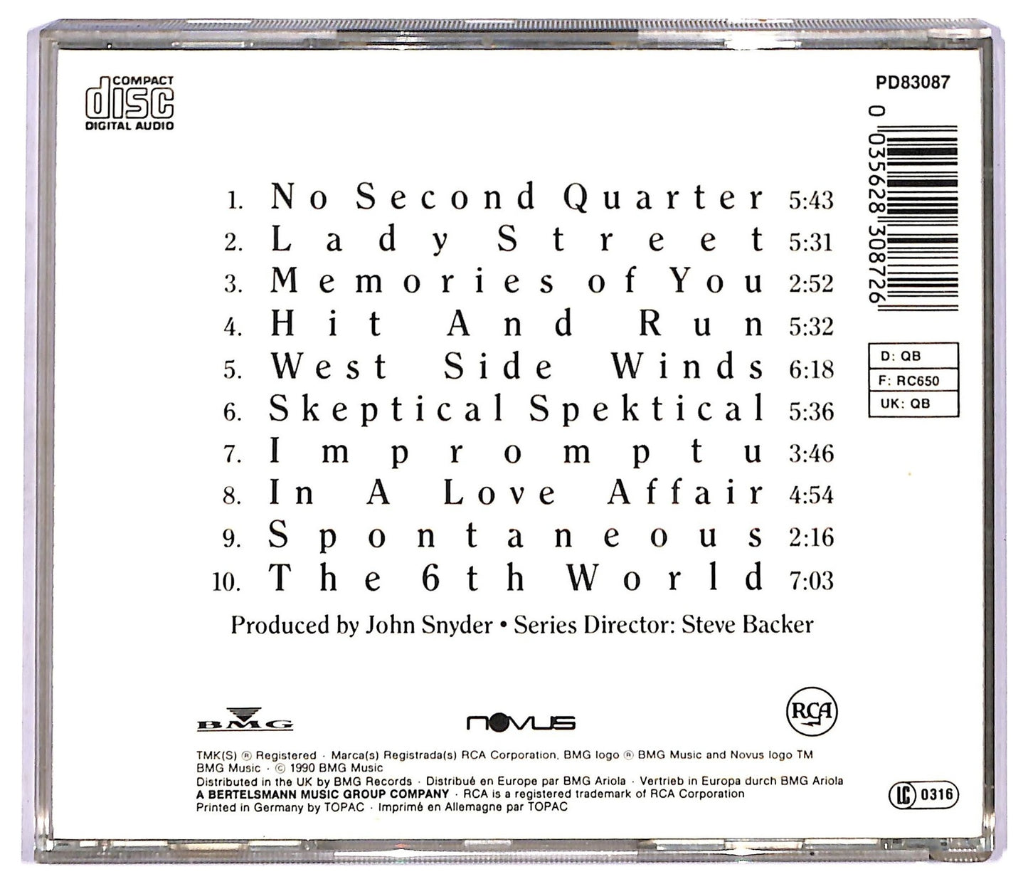 EBOND Christopher Hollyday - On Course CD CD091347