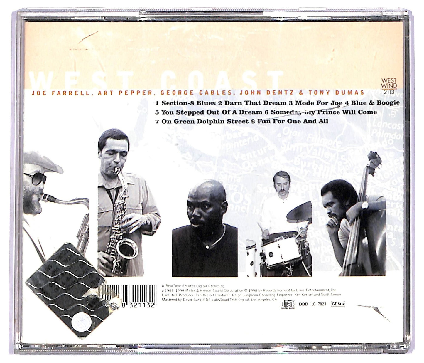 EBOND Joe Farrell With Art Pepper - West Coast CD CD091404