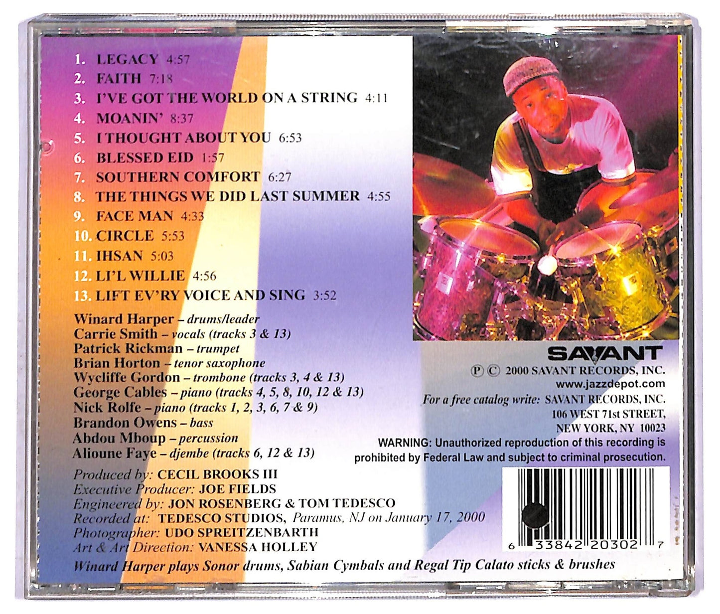 EBOND Winard Harper Sextet - Faith CD CD091441