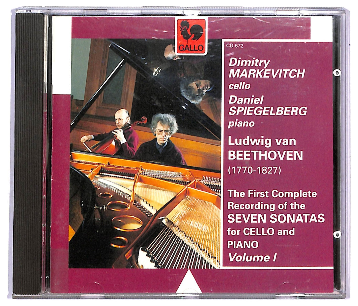 EBOND Various - Beethoven 1770-1872 seven sonatas for cello and piano CD CD091450