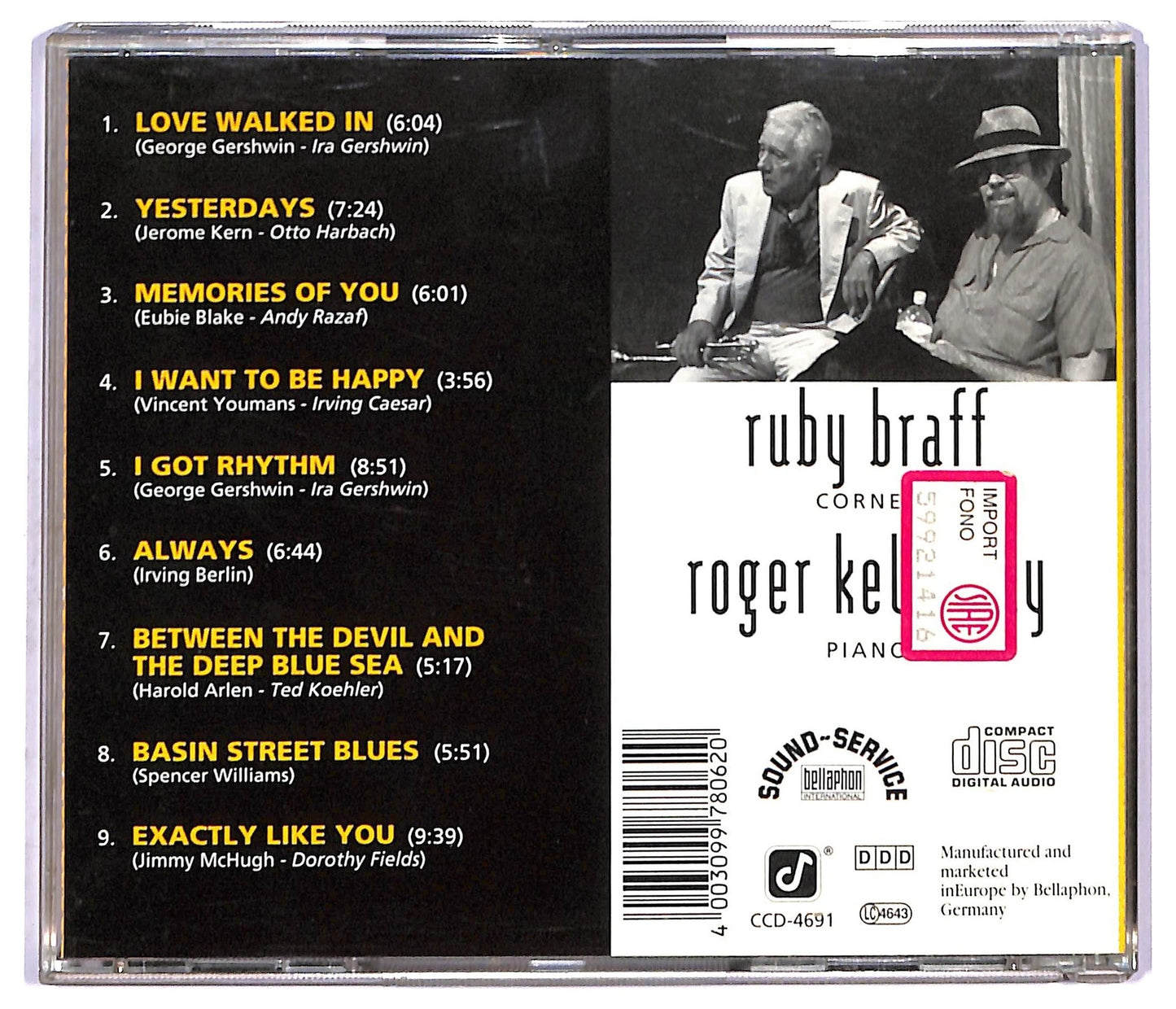 EBOND Ruby Braff, Roger Kellaway - Inside & Out CD CD091517