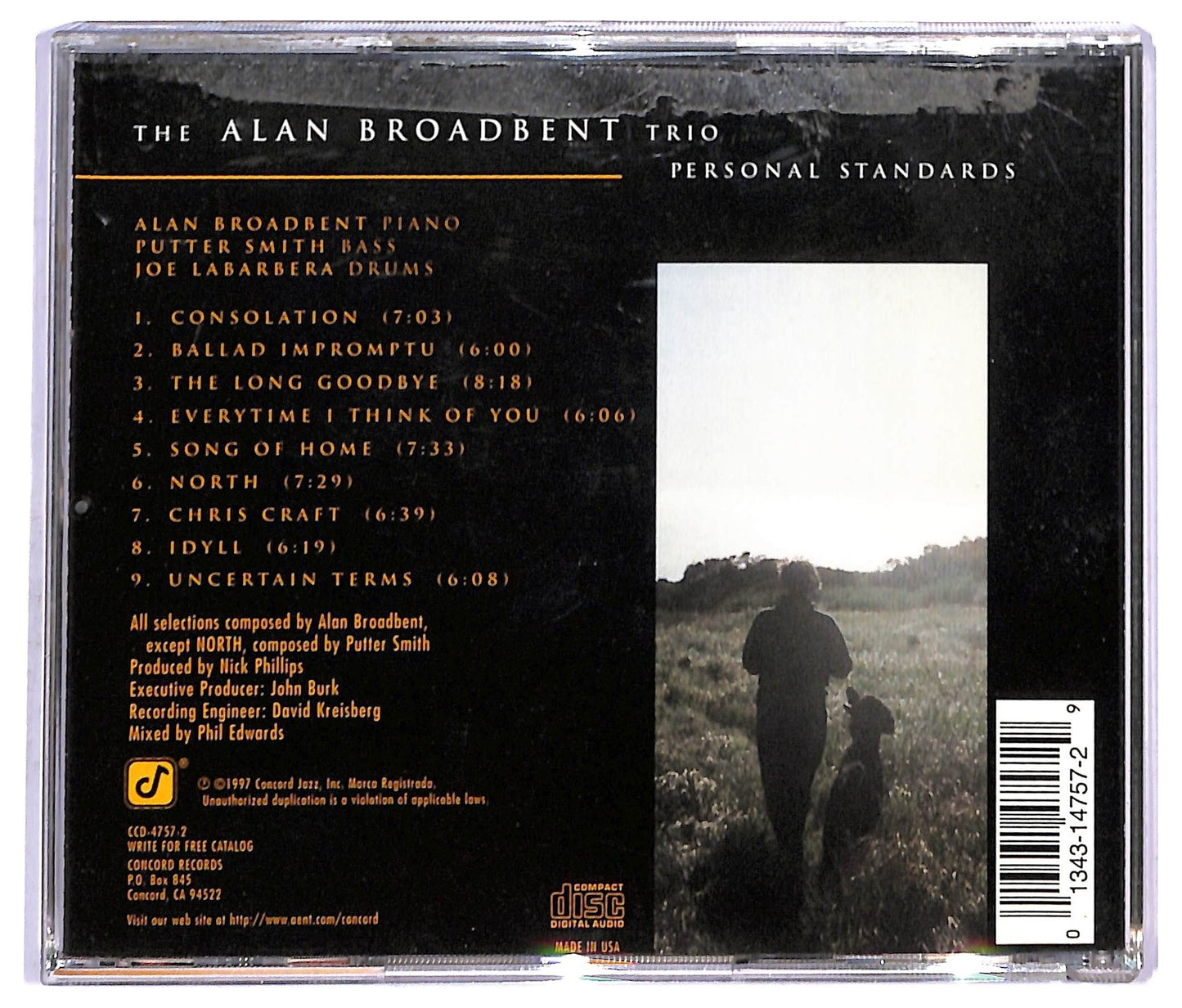 EBOND Alan Broadbent Trio - Personal Standards CD CD091557