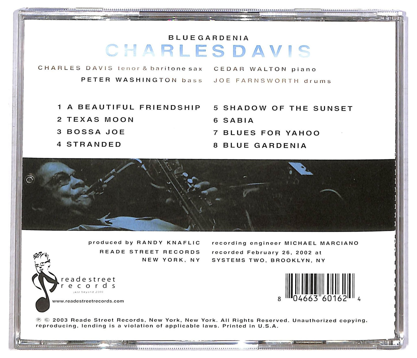 EBOND Charles Davis - Blue Gardenia CD CD091602