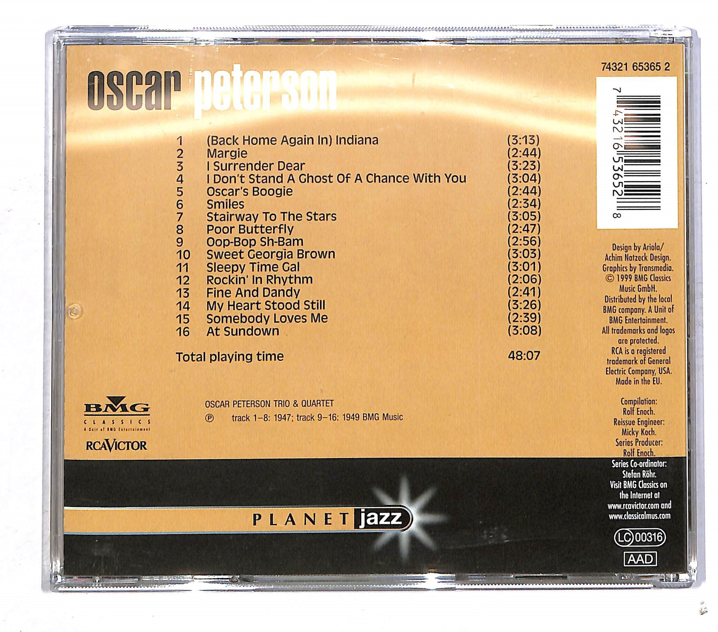 EBOND Oscar Peterson - Planet Jazz CD CD091614