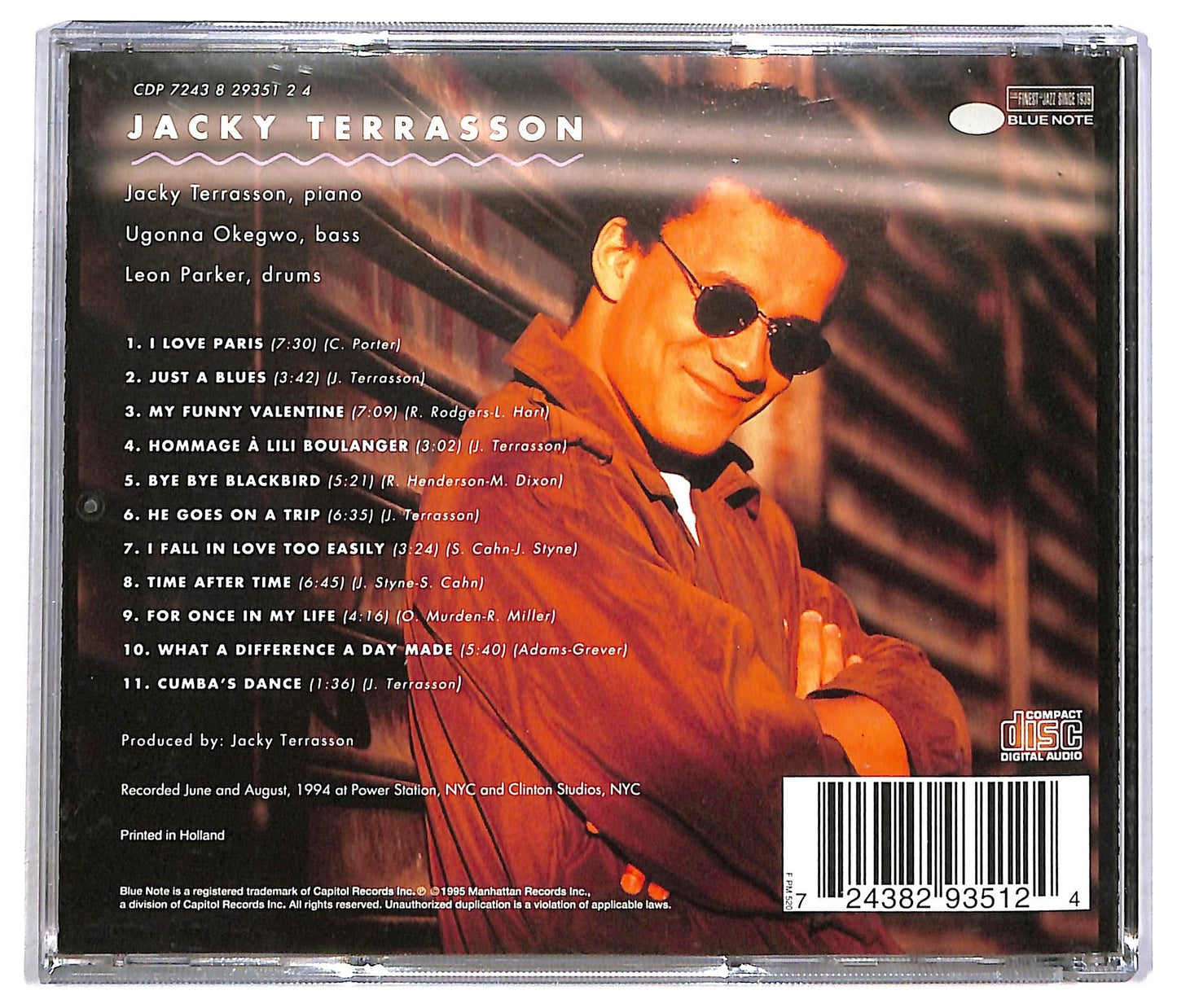 EBOND Jacky Terrasson - Jacky Terrasson CD CD091646