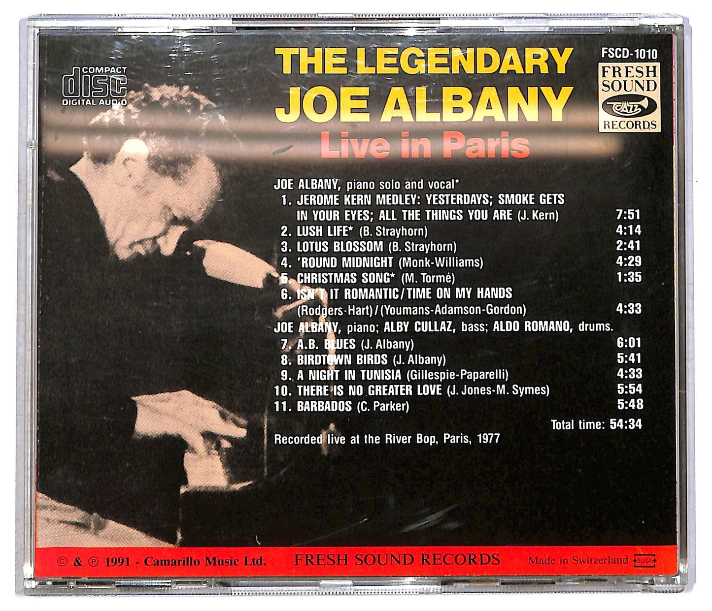 EBOND The Legendary Joe Albany - live in Paris CD CD091649