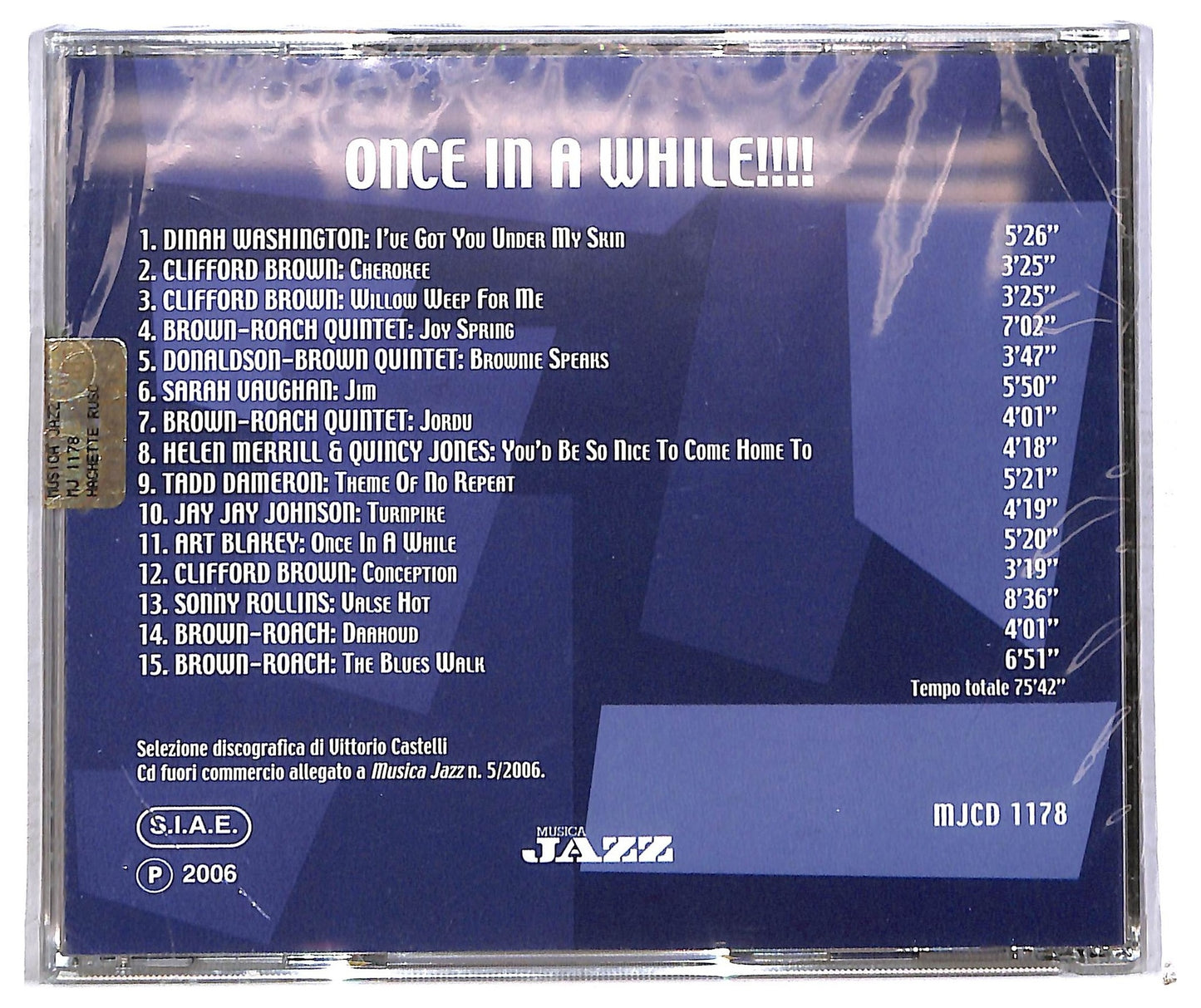 EBOND Various - Once In A While!!!! The Music Of Clifford Brown CD CD091714