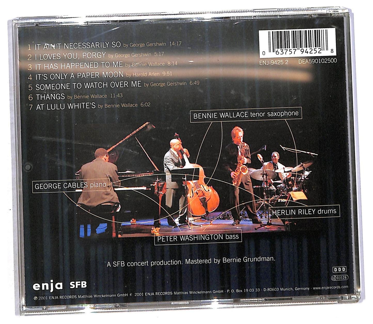 EBOND Bennie Wallace - Bennie Wallace In Berlin CD CD091738
