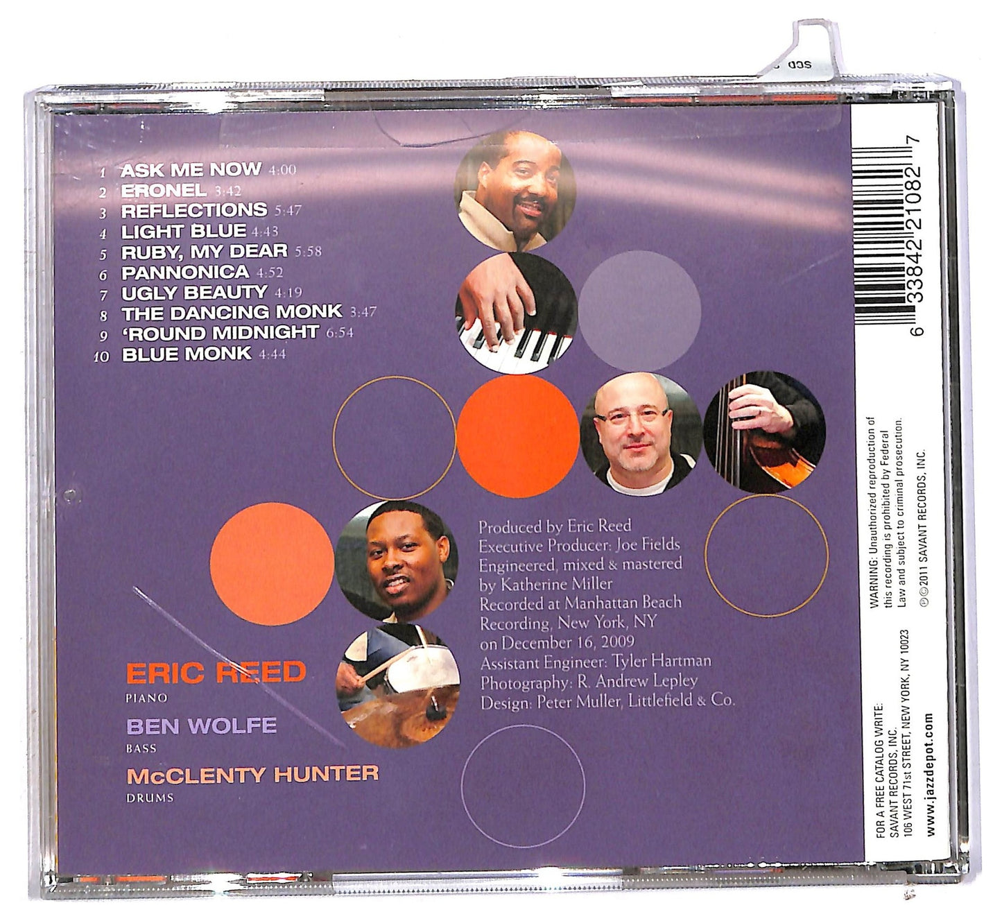 EBOND Eric Reed -The Dancing Monk CD CD091838