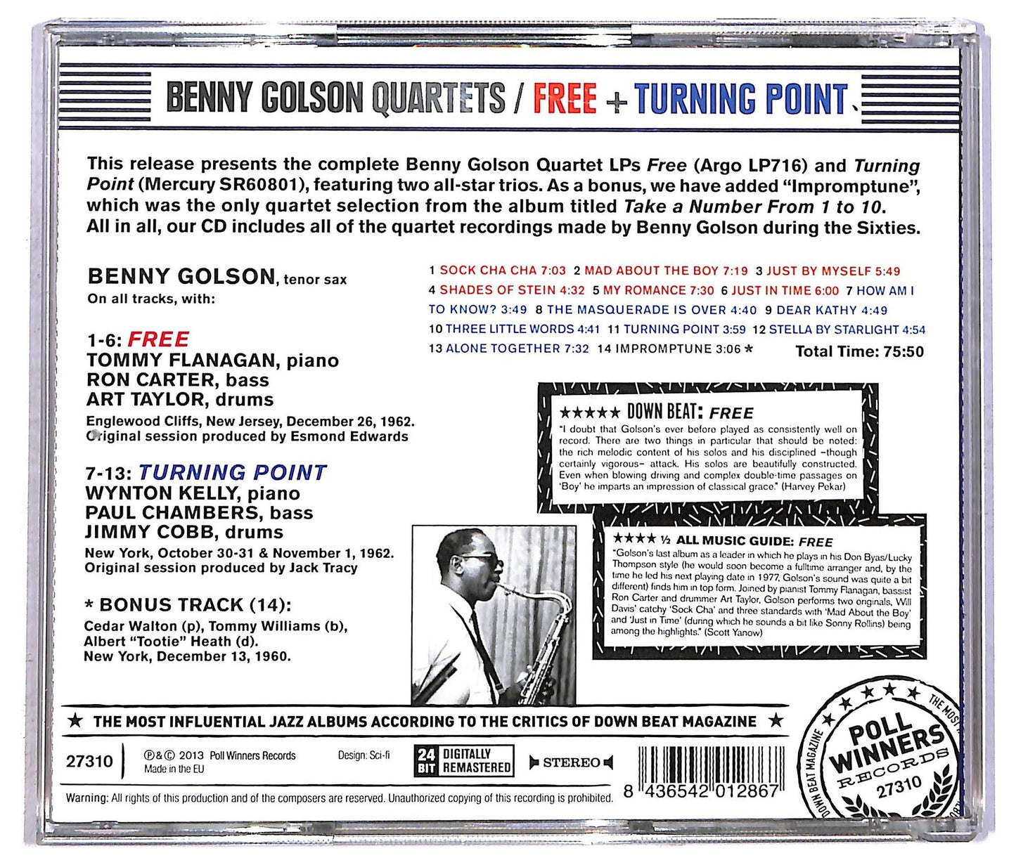 EBOND Benny Golson - Free - Turning Point CD CD091952