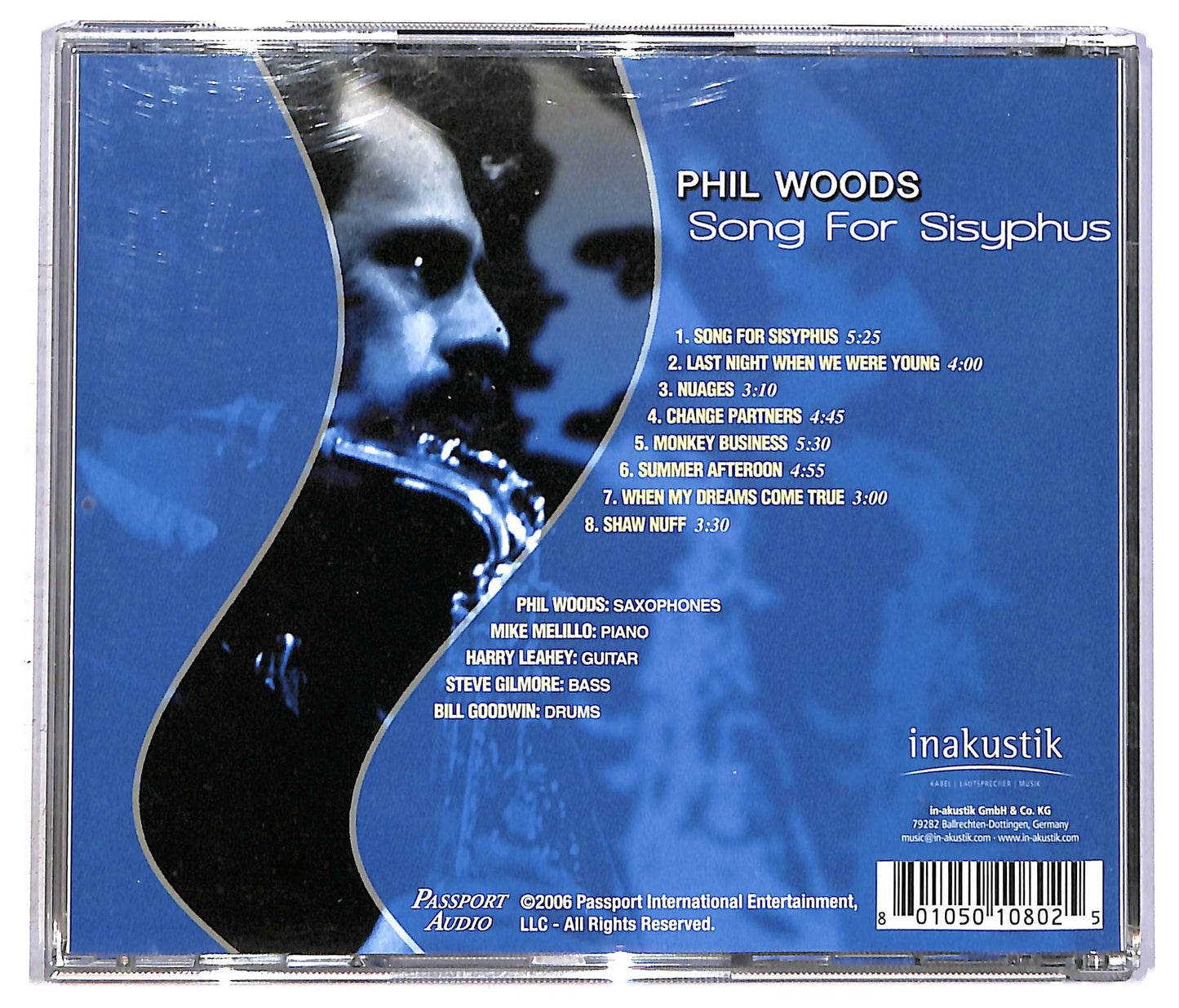 EBOND Phil Woods - Song For Sisyphus CD CD091954