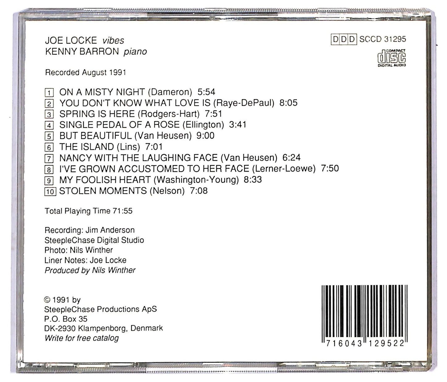 EBOND Joe Locke & Kenny Barron - But Beautiful CD CD092049