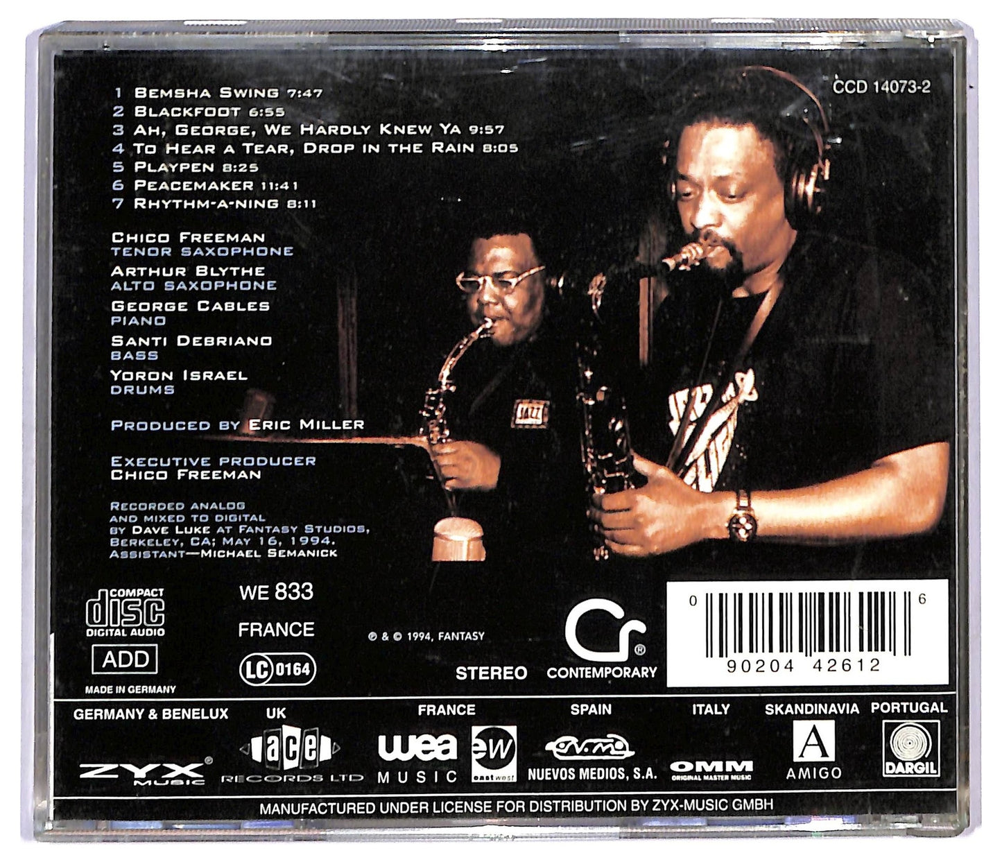 EBOND Chico Freeman Quintet Featuring Arthur Blythe - Focus CD CD092128