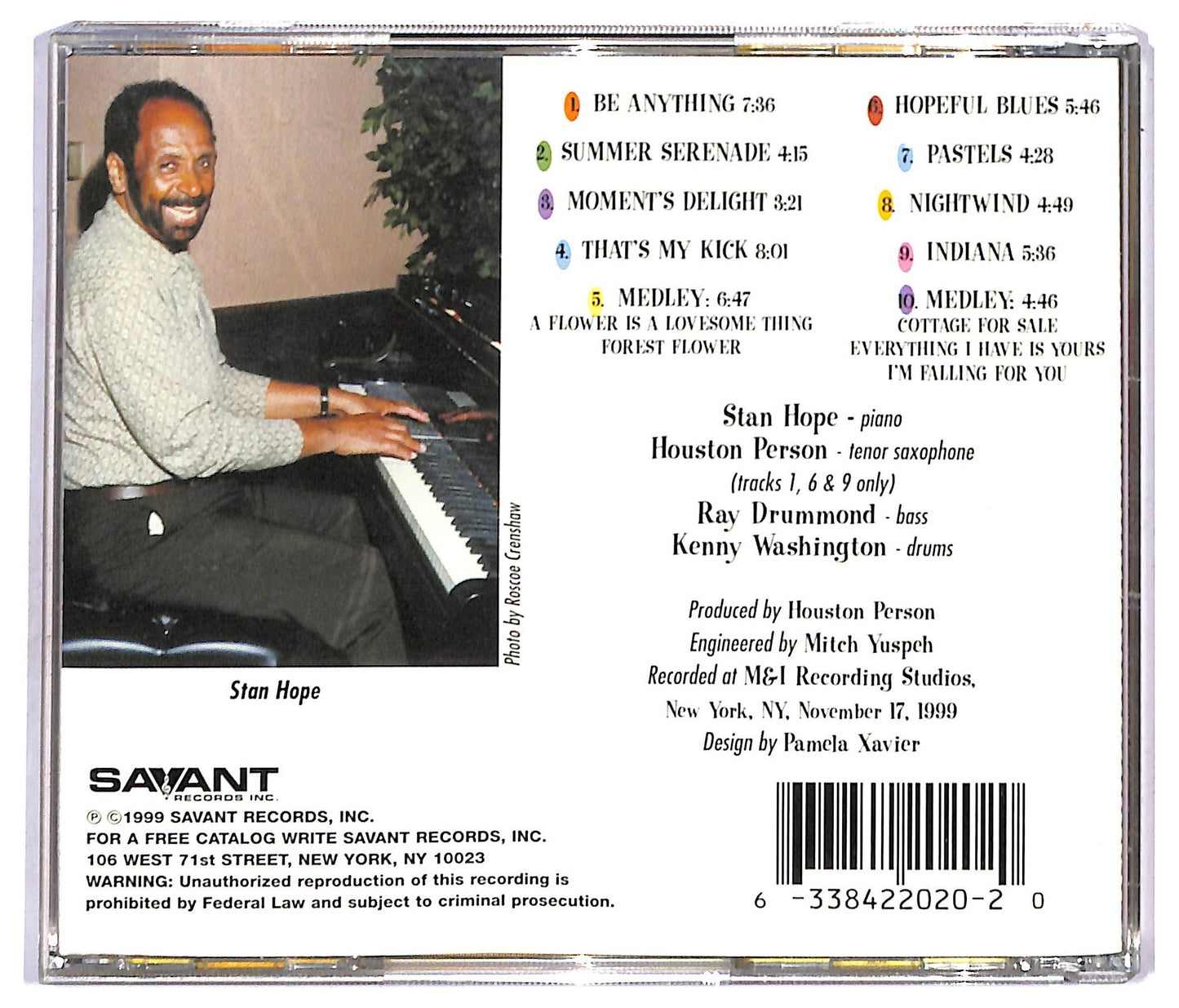 EBOND Stan Hope - Pastels CD CD092133