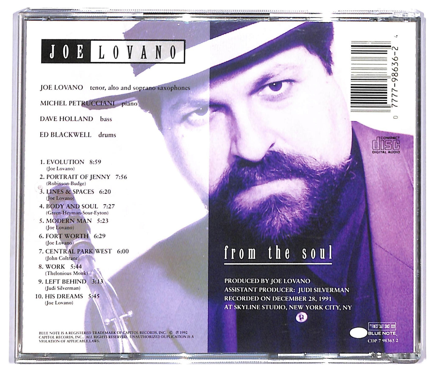 EBOND Joe Lovano - From The Soul CD CD092152