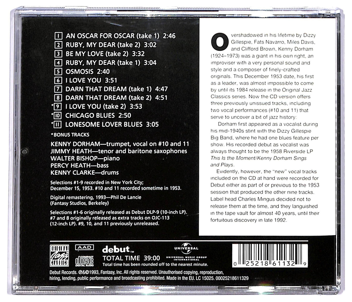 EBOND Kenny Dorham Quintet - Kenny Dorham Quintet CD CD092211