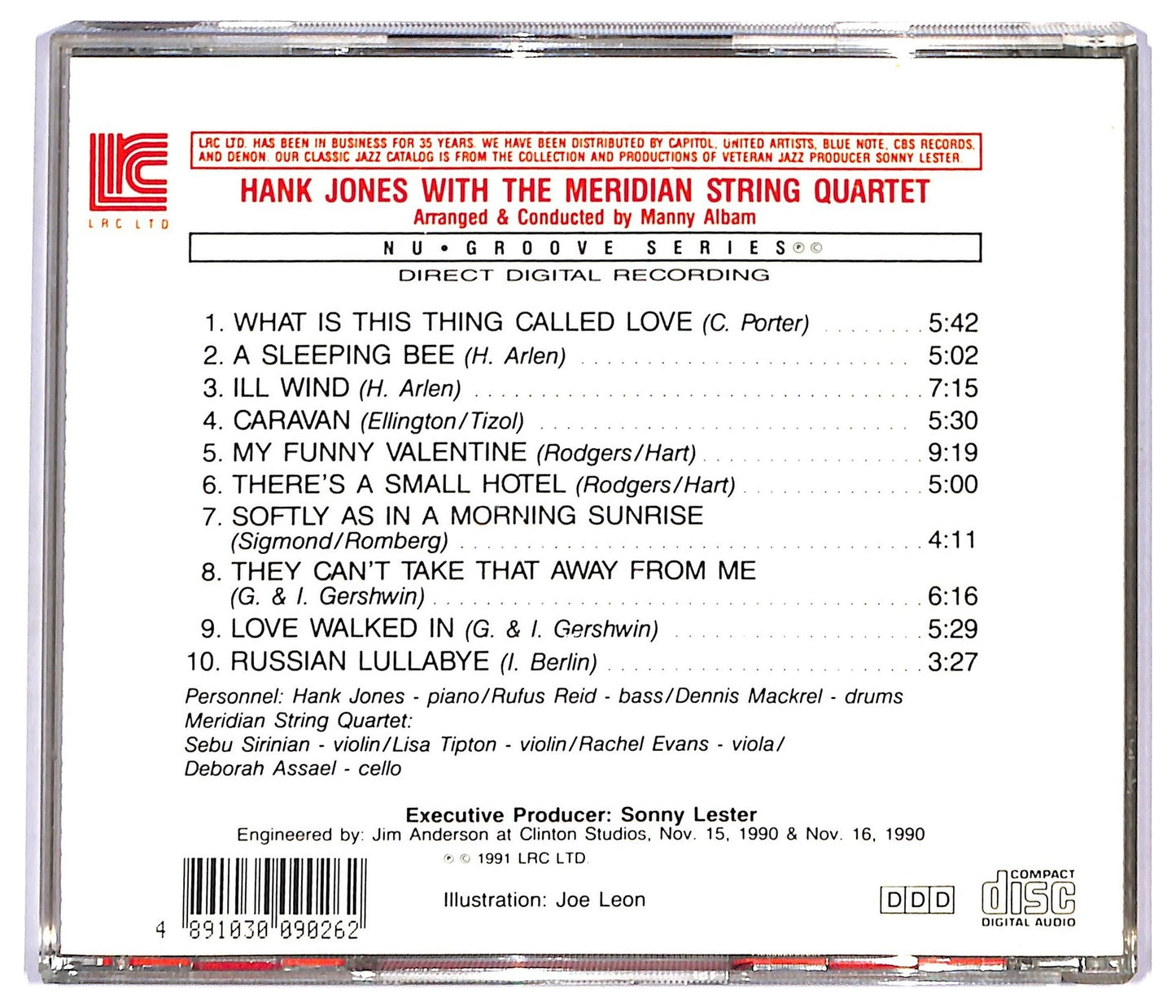 EBOND Hank Jones - With The Meridian String Quartet CD CD092217