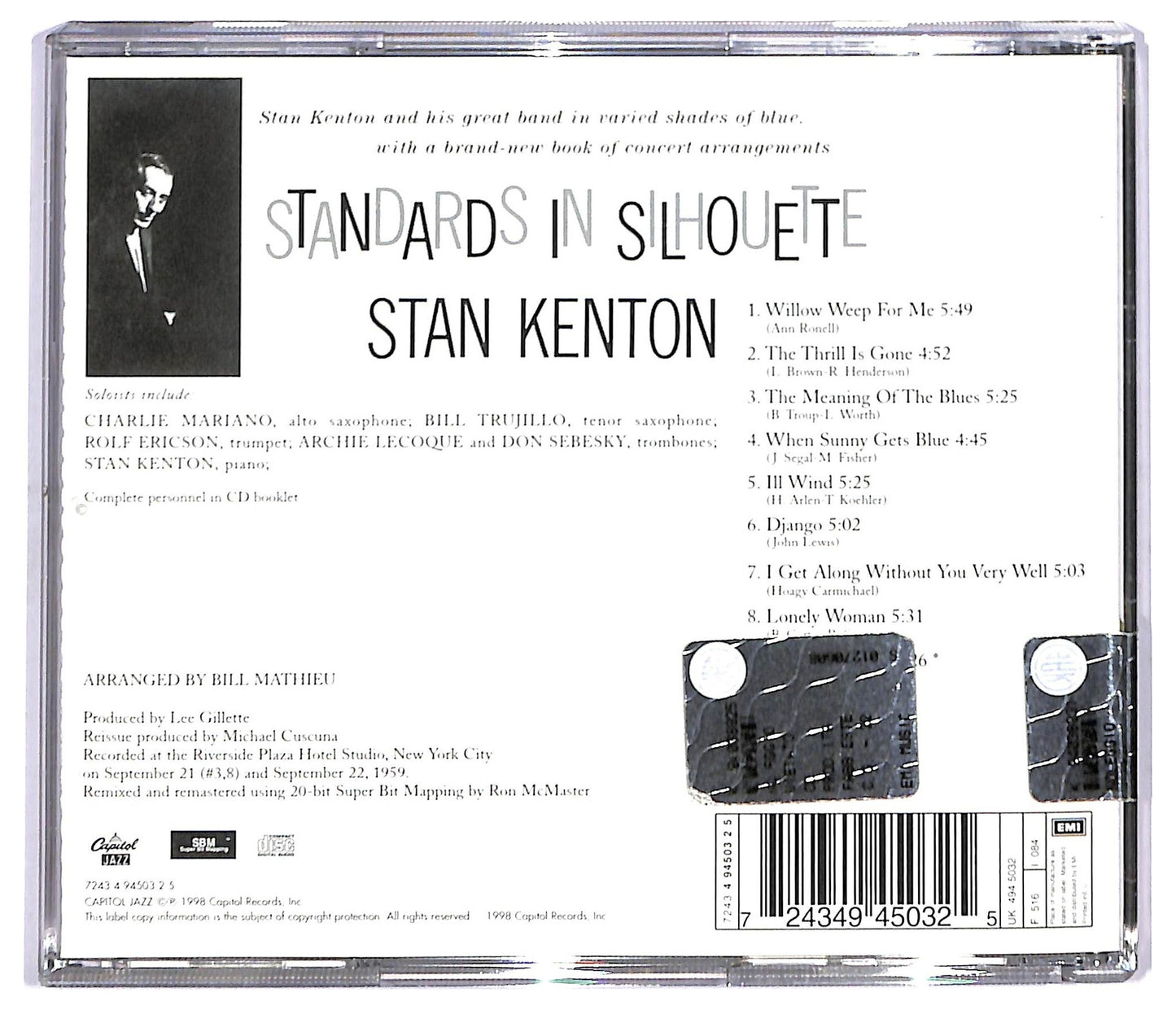 EBOND Stan Kenton - Standards In Silhouette CD CD092218