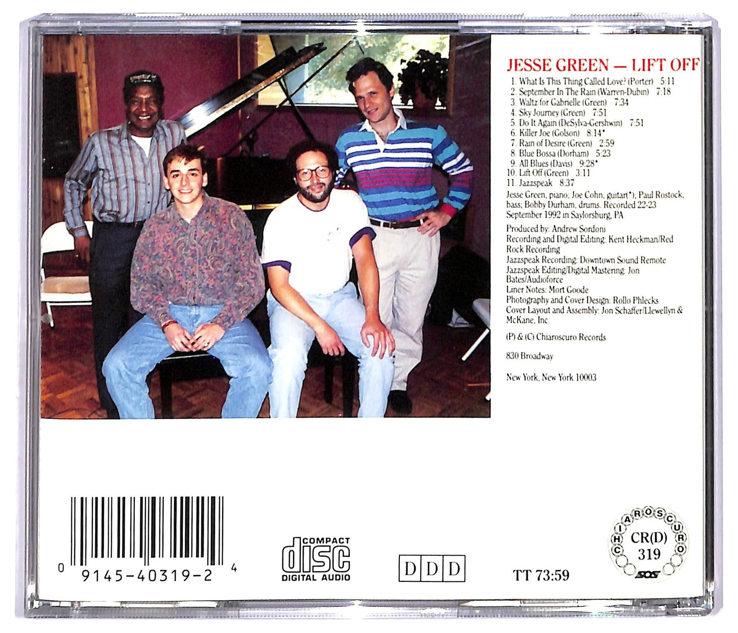 EBOND Jesse Green - Lift Off CD CD092232