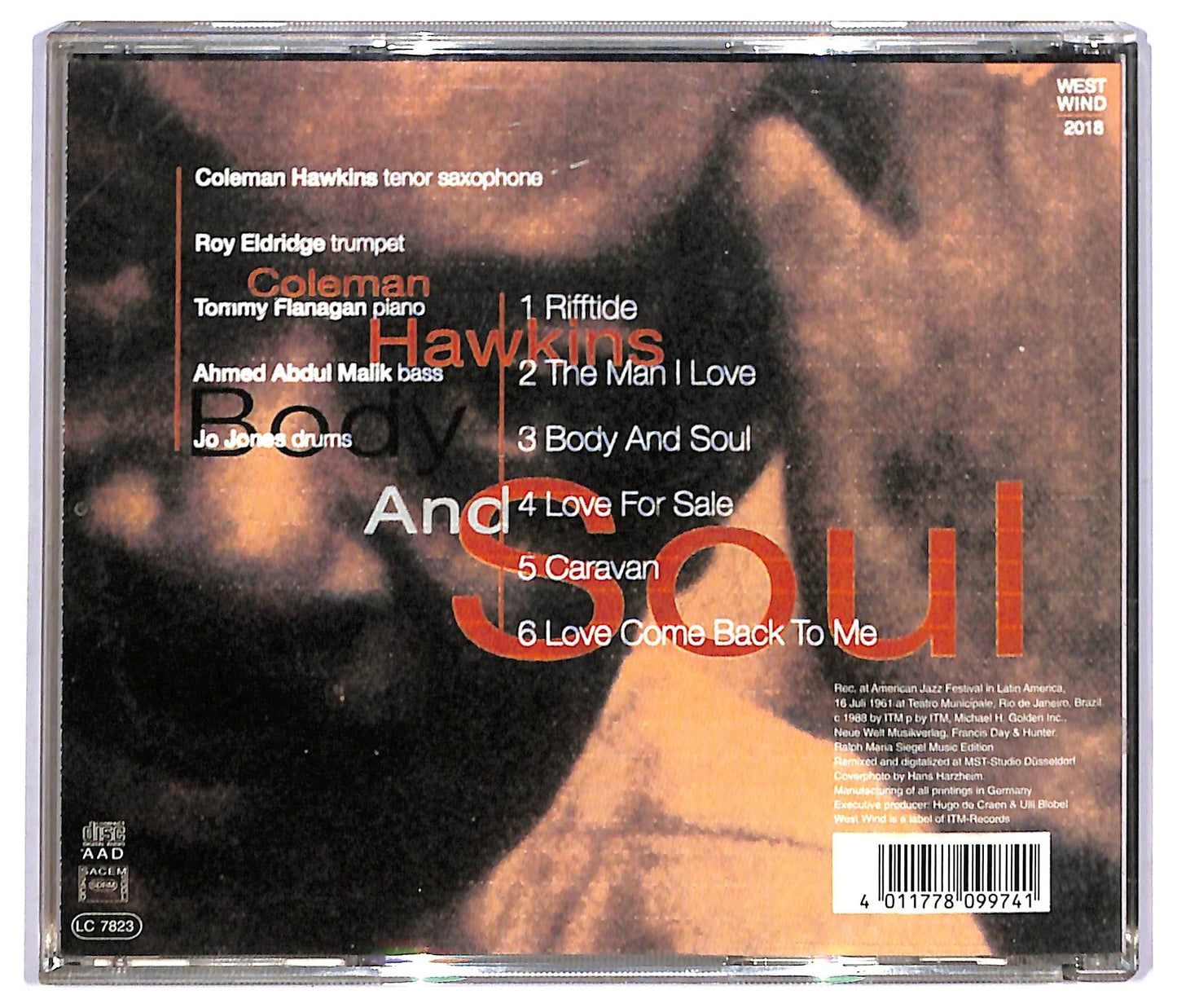 EBOND Coleman Hawkins - Body And Soul CD CD092245
